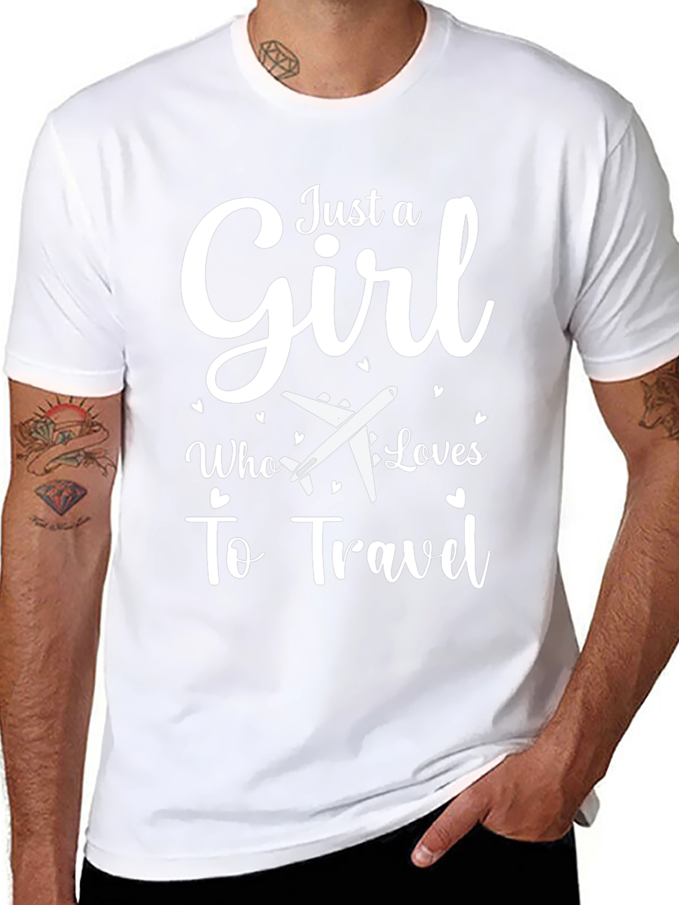 Just a Girl Who Loves to Travel T-Shirt