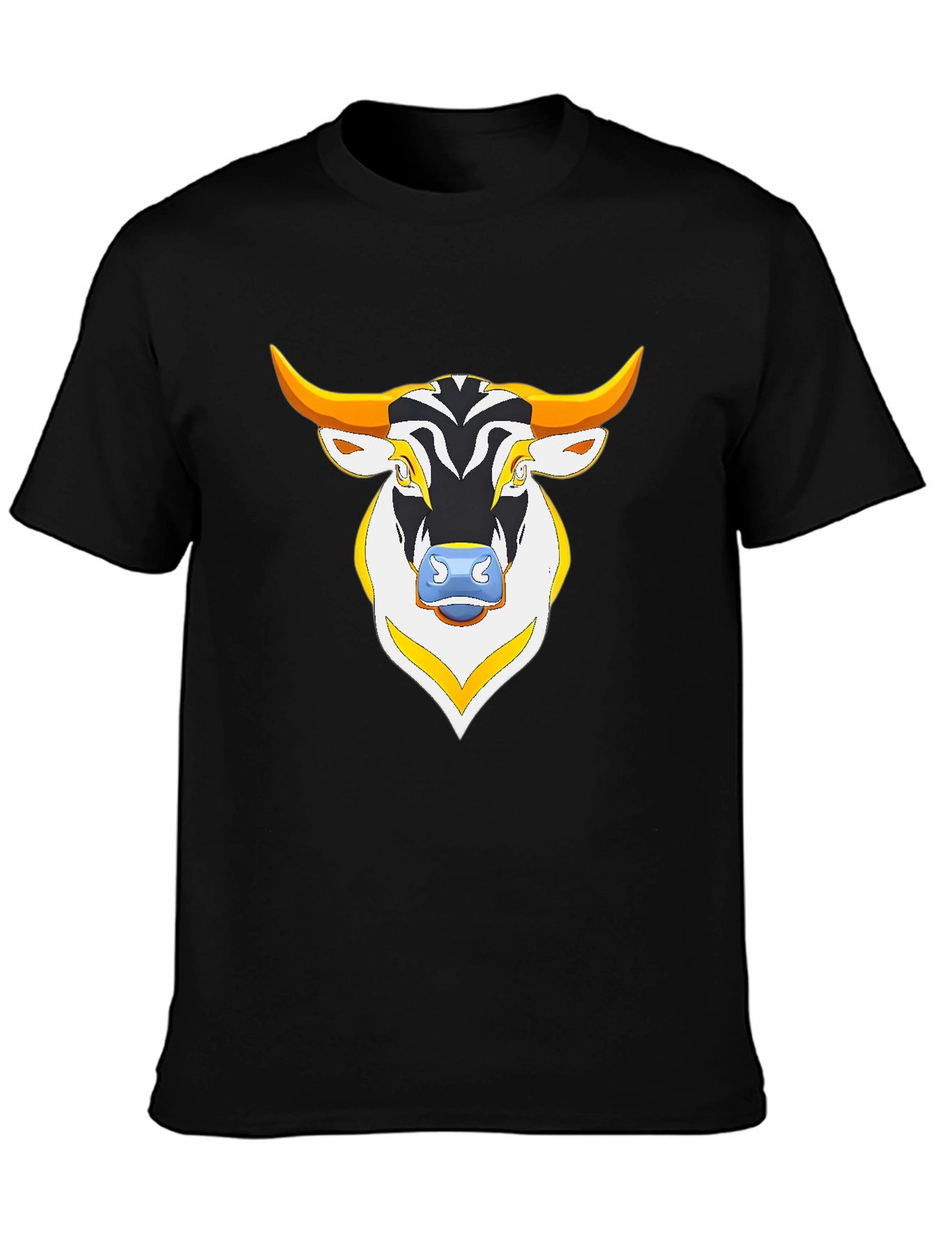 Bull Graphic Black T-Shirt