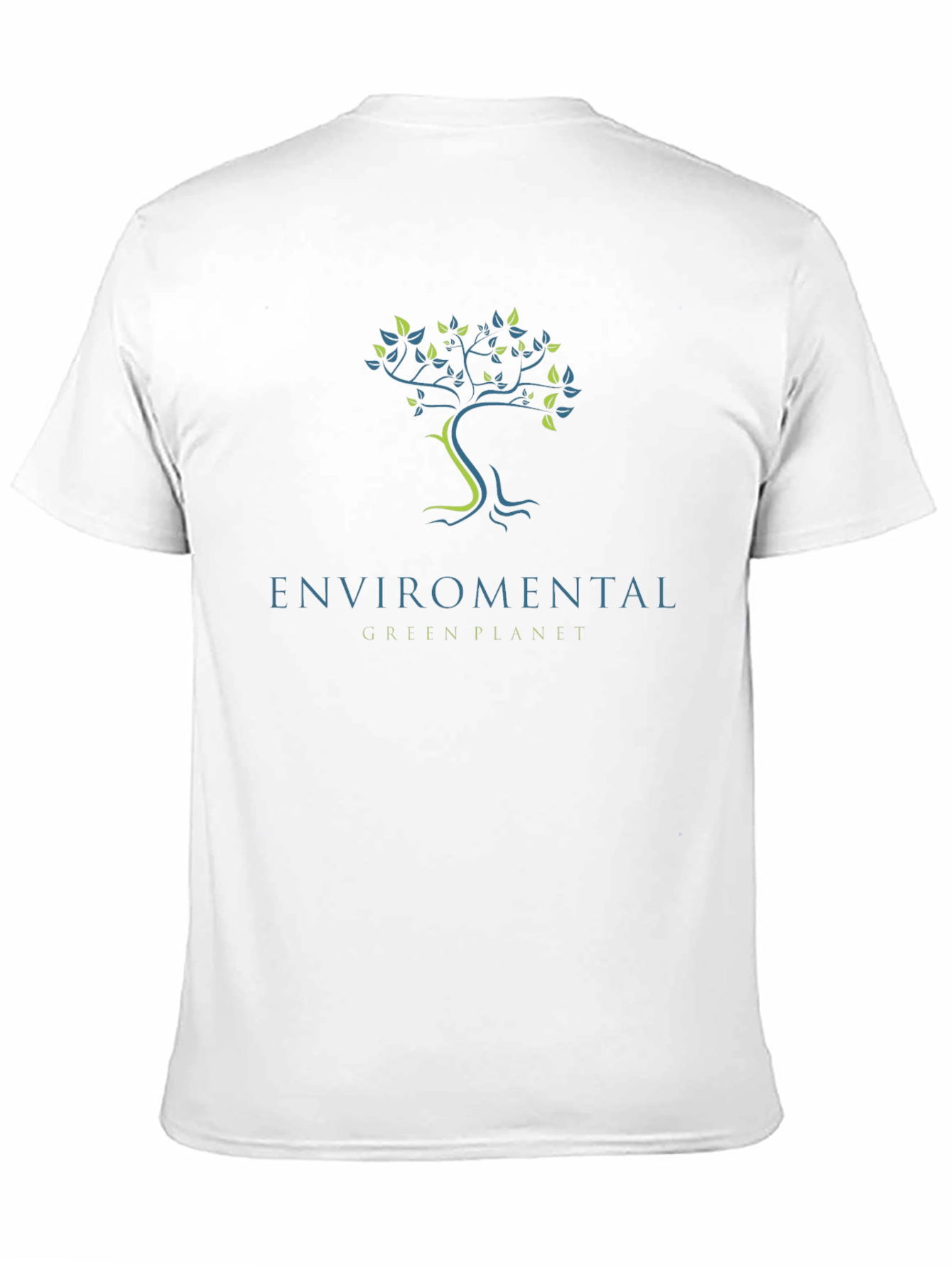 Eco-Friendly Green Planet Graphic T-Shirt