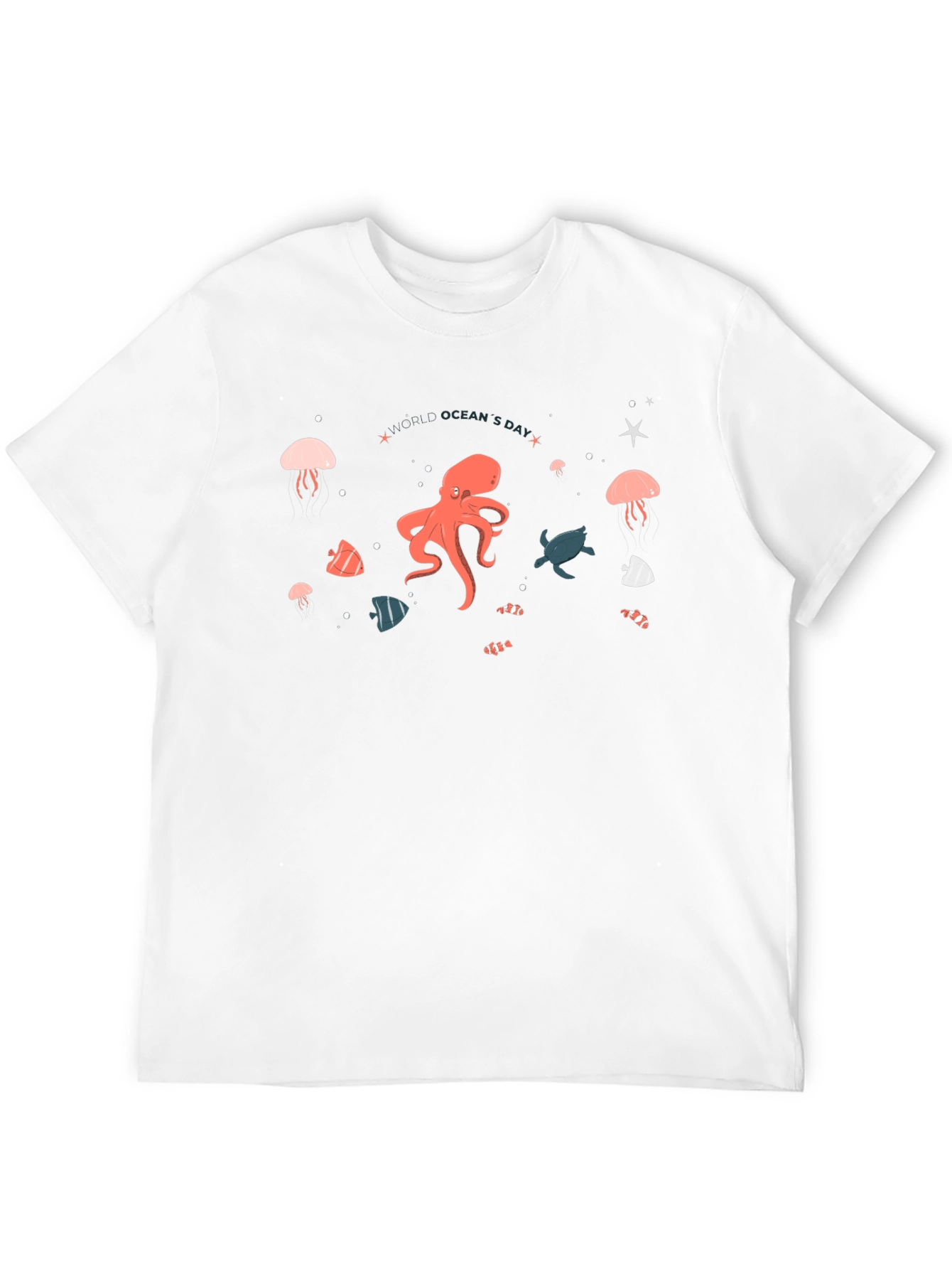Oceans Day T-Shirt - Mens Black Tee