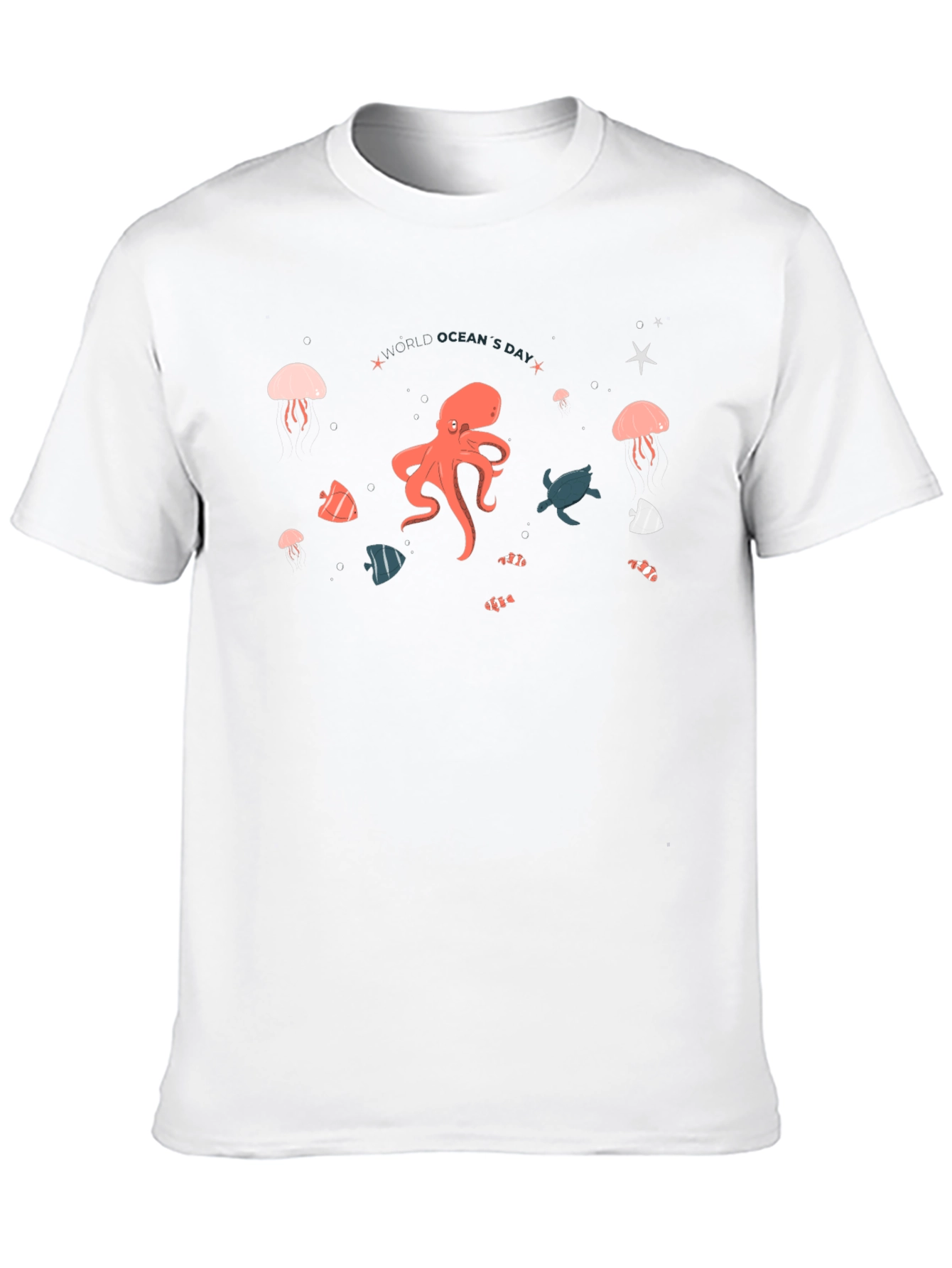 Oceans Day T-Shirt - Mens Black Tee