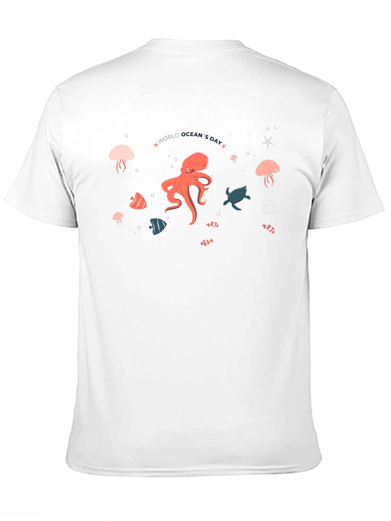Oceans Day T-Shirt - Mens Black Tee