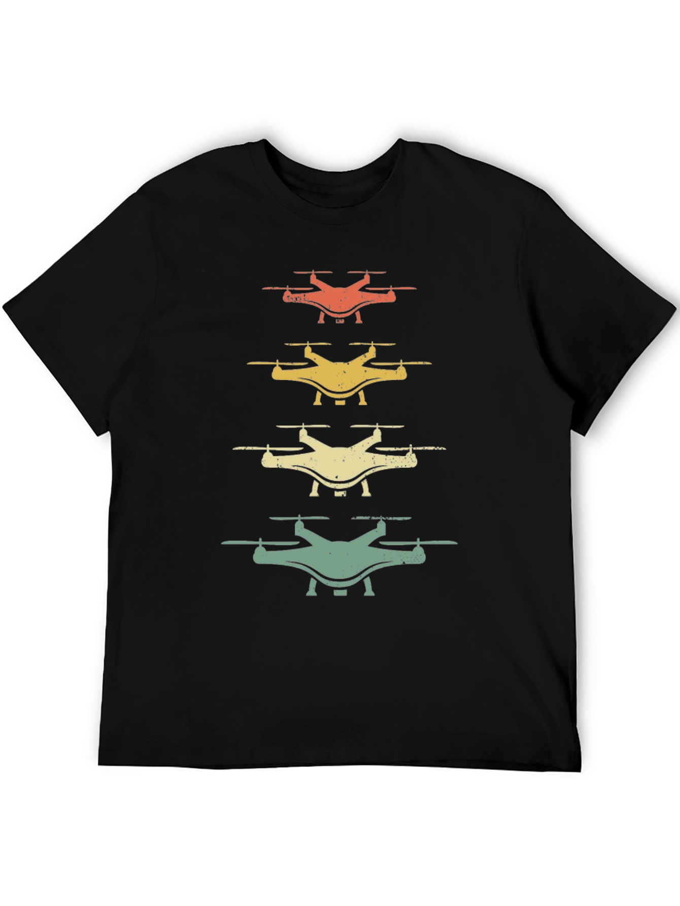 Retro Drone T-Shirt - Aviation Enthusiast Tee