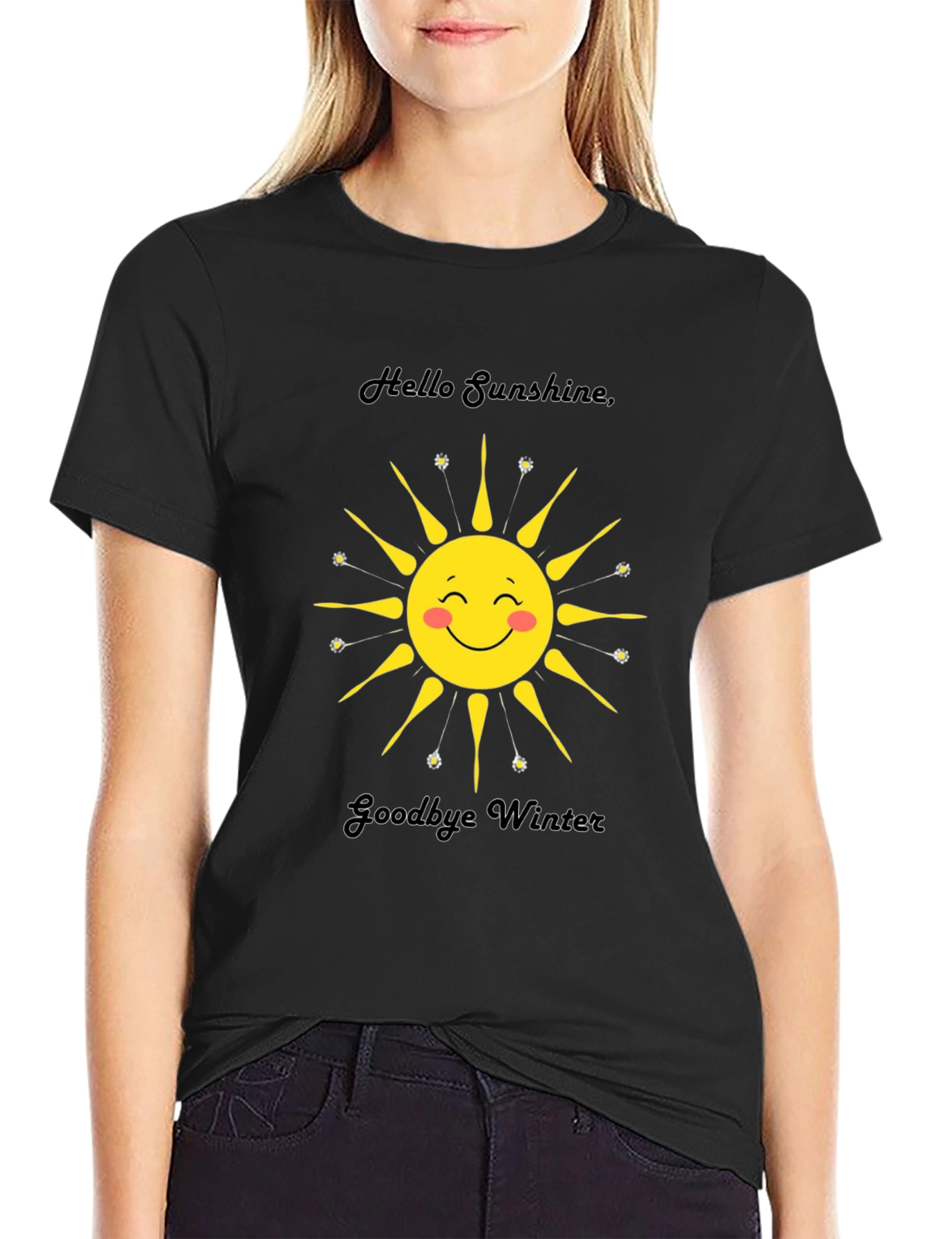 Sunshine Graphic Tee - Hello Sunshine Goodbye Winter