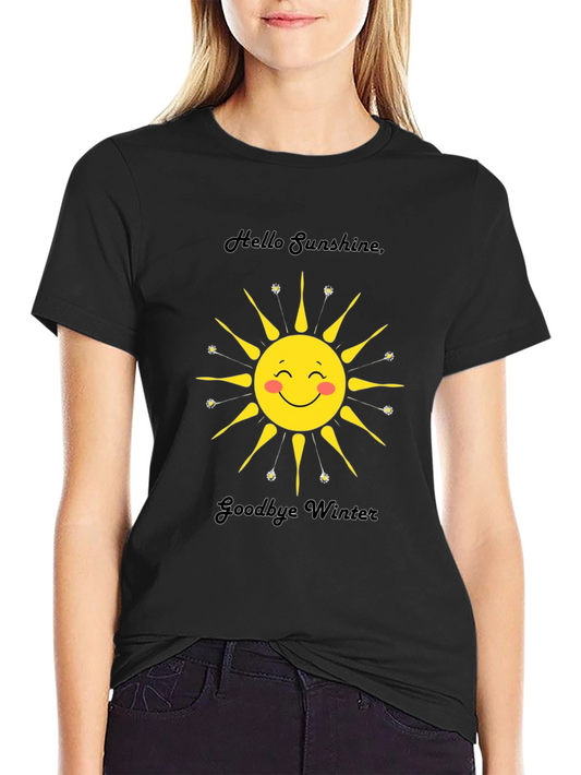 Sunshine Graphic Tee - Hello Sunshine Goodbye Winter