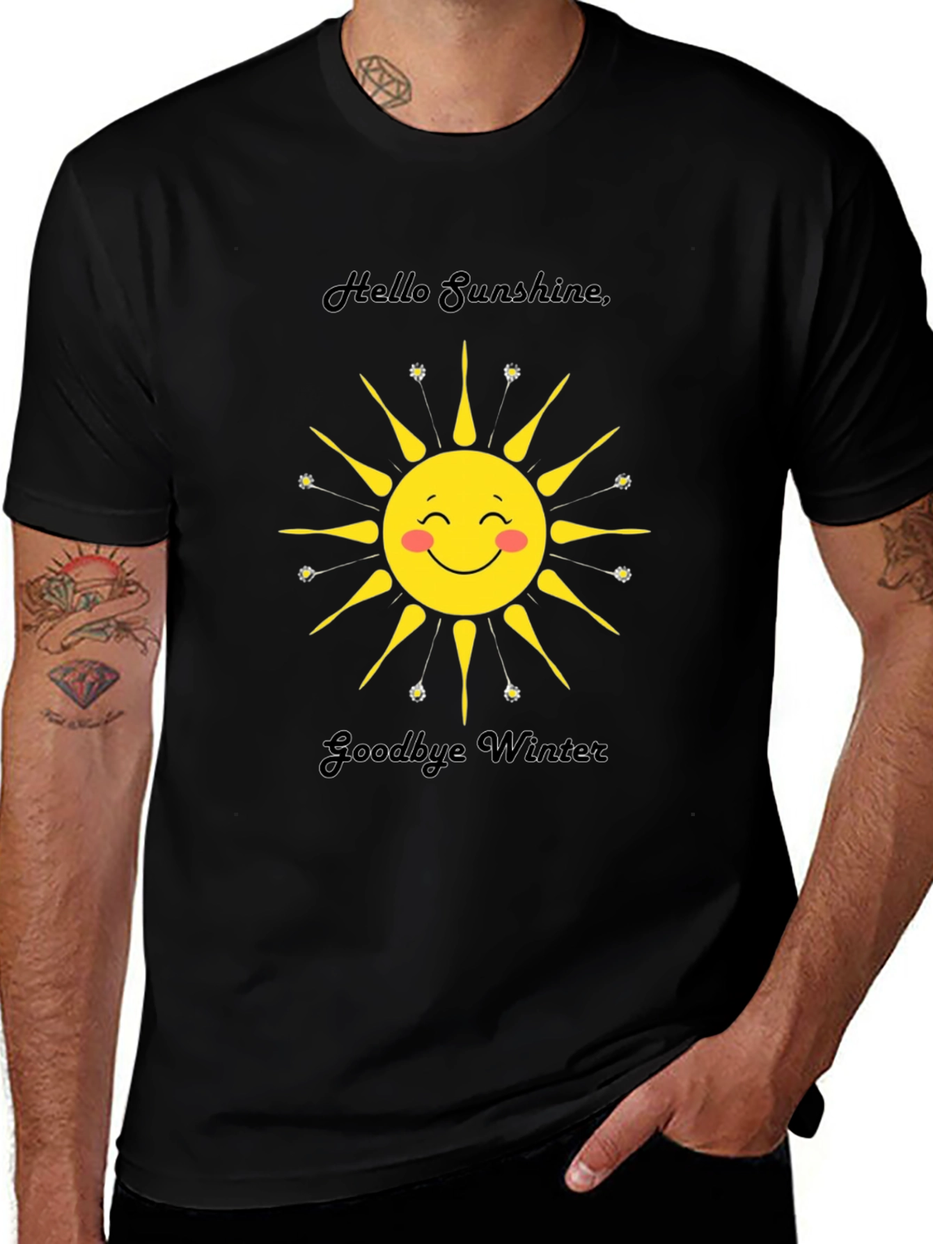 Sunshine Graphic Tee - Hello Sunshine Goodbye Winter
