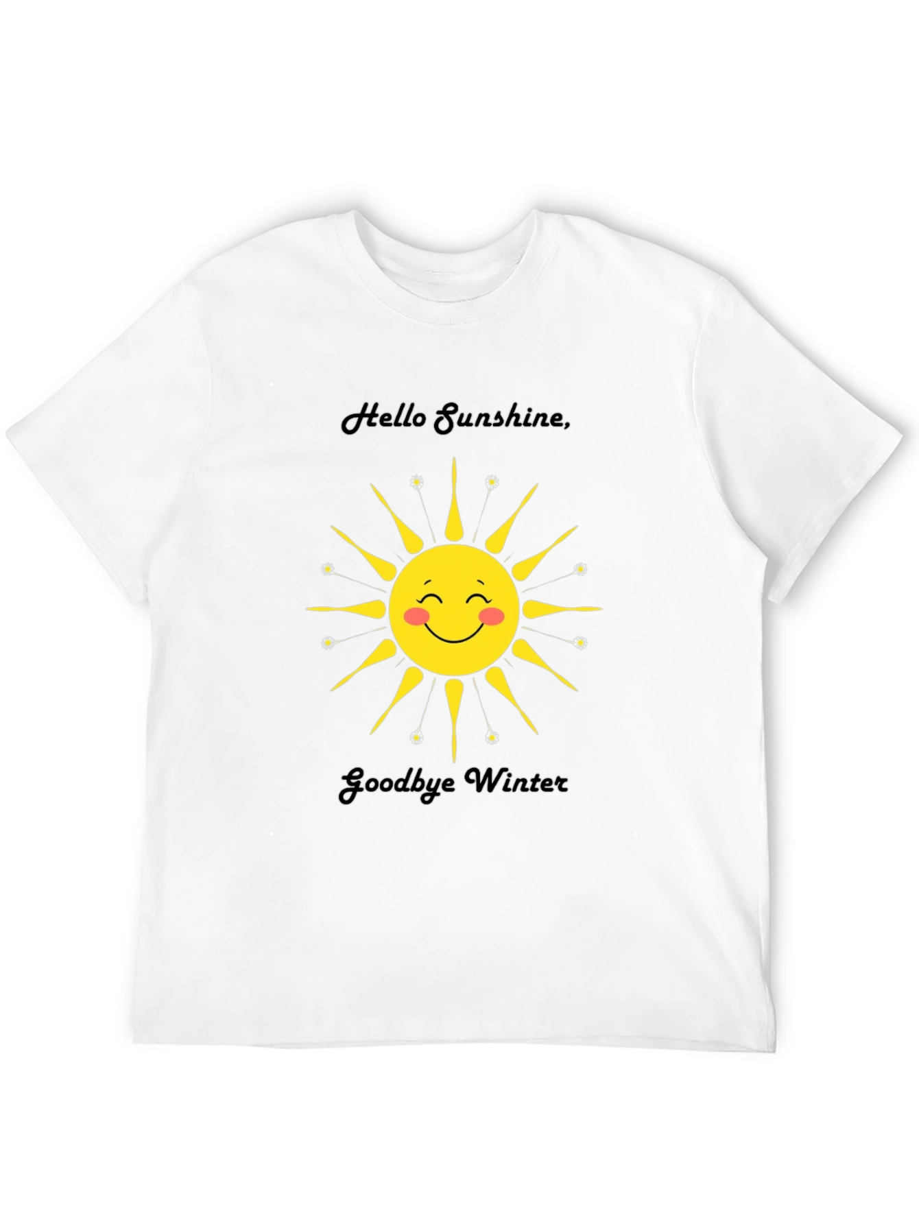 Sunshine Graphic Tee - Hello Sunshine Goodbye Winter