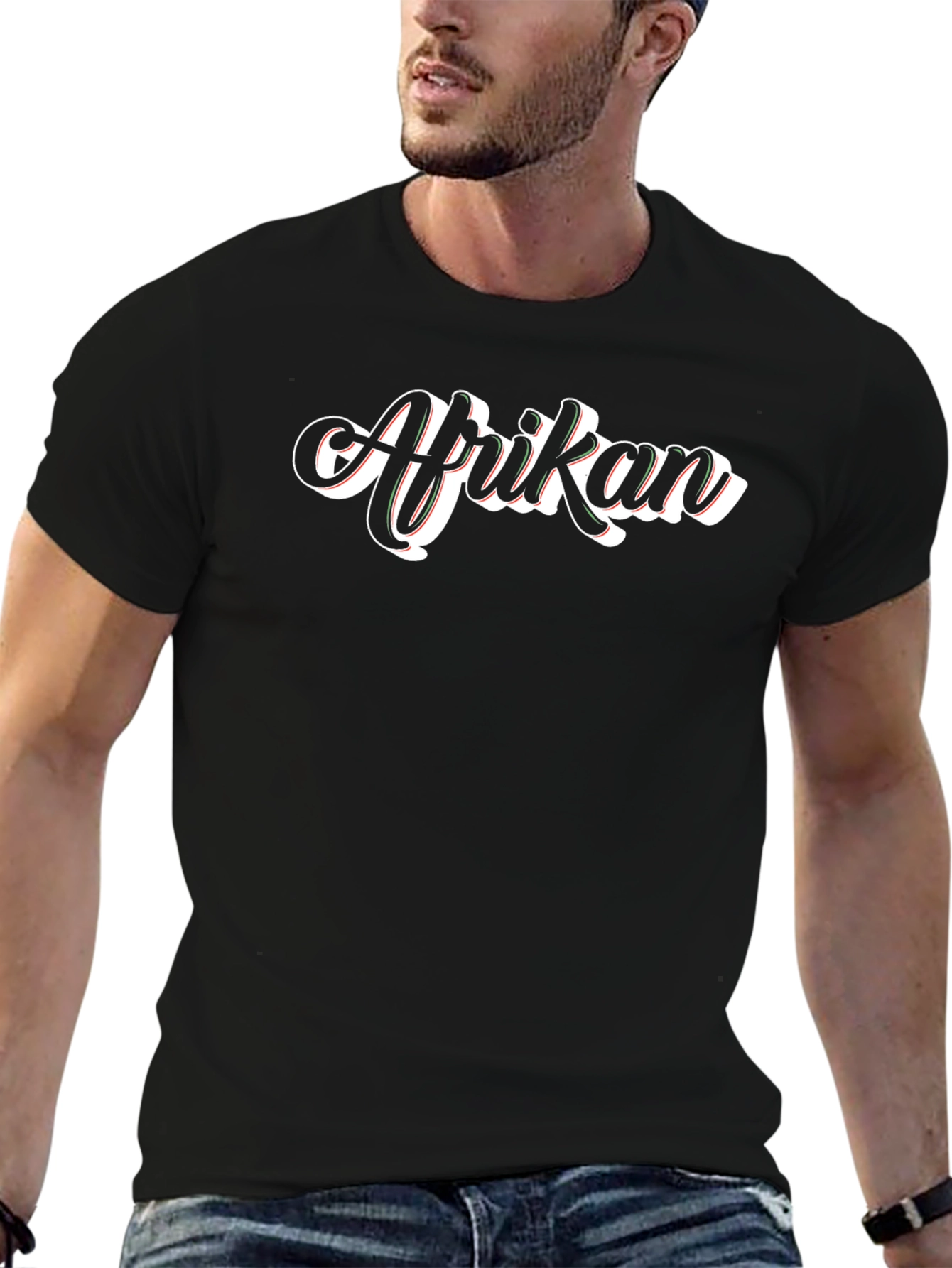 Afrikan Graphic Tee - Black