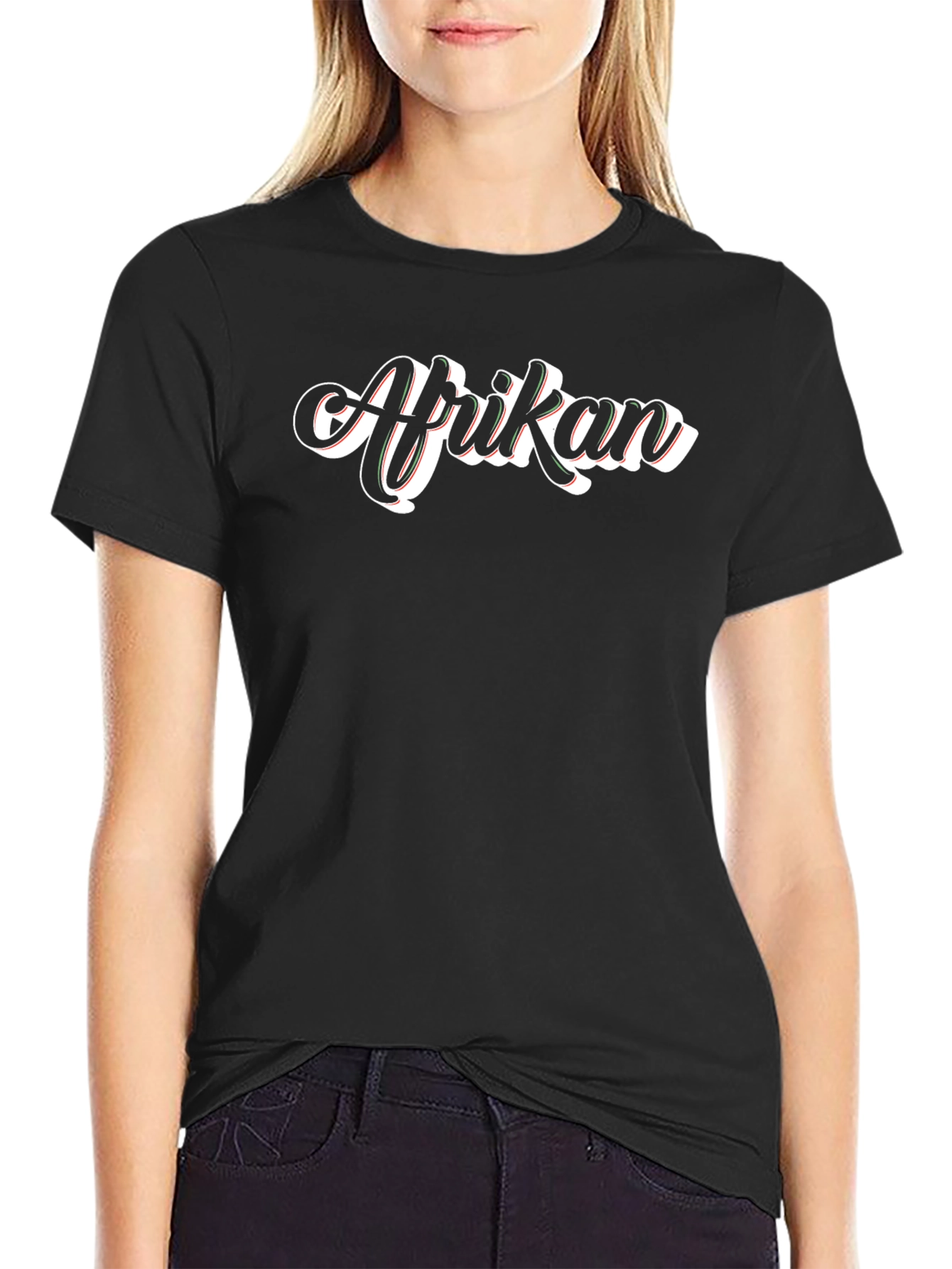 Afrikan Graphic Tee - Black