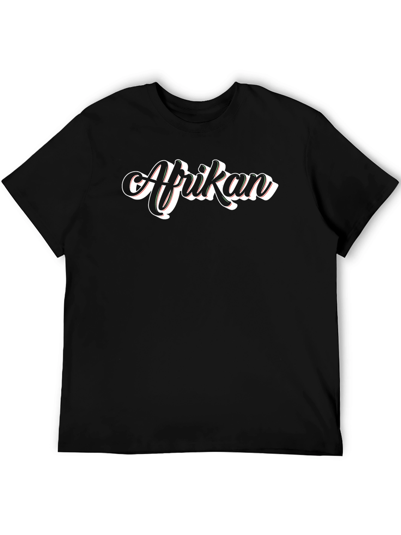 Afrikan Graphic Tee - Black