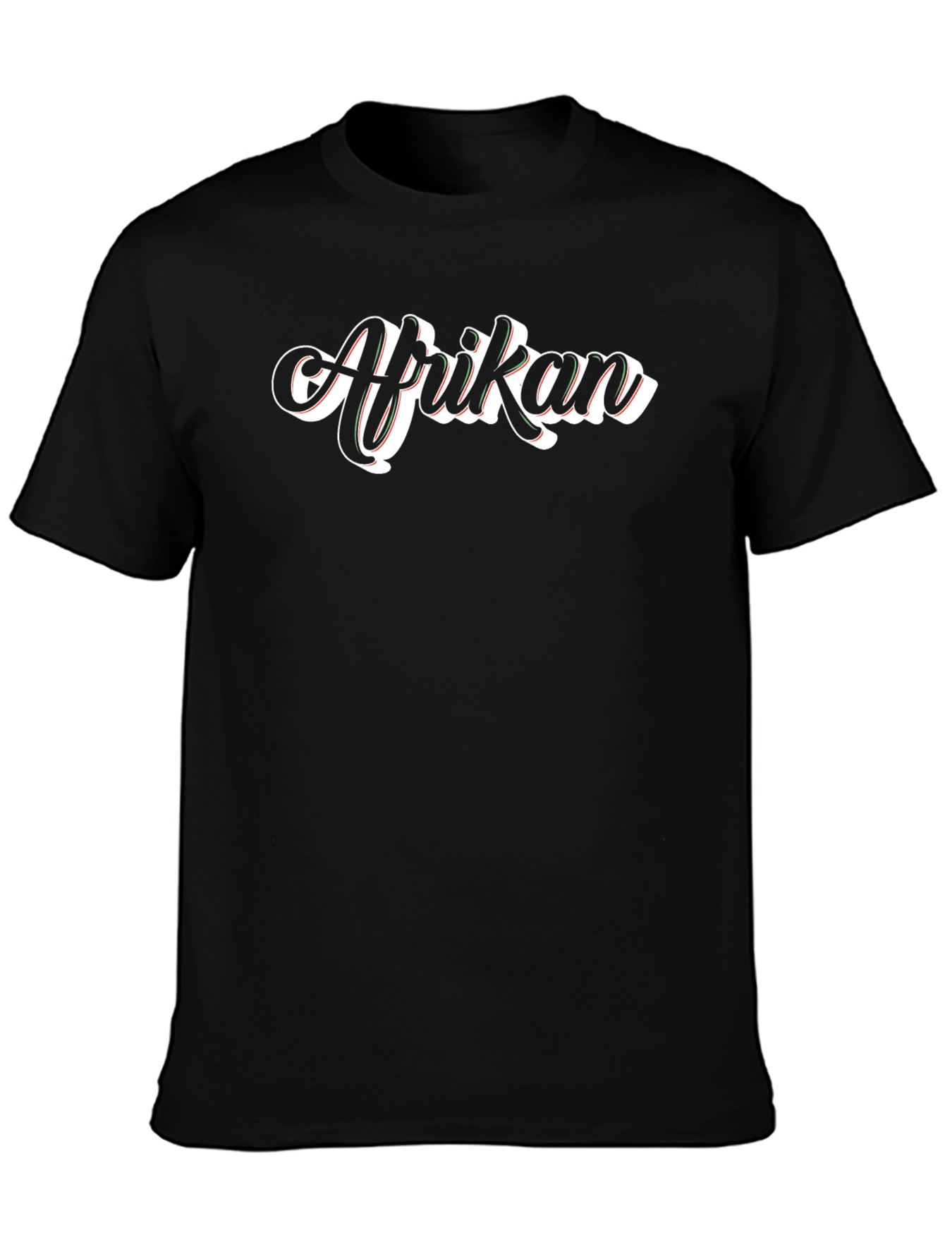 Afrikan Graphic Tee - Black