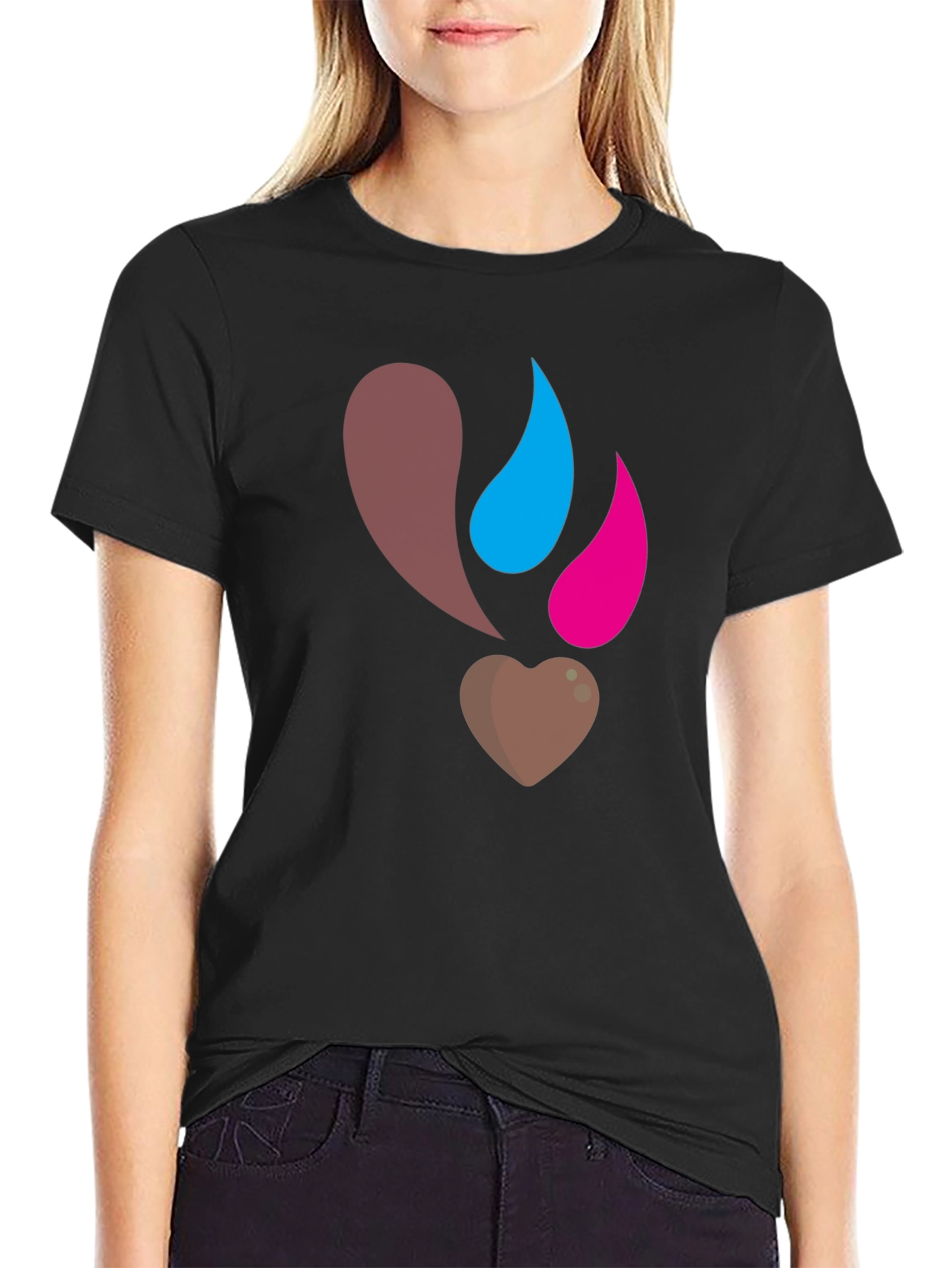 Heart Drop T-Shirt - Unique Graphic Tee