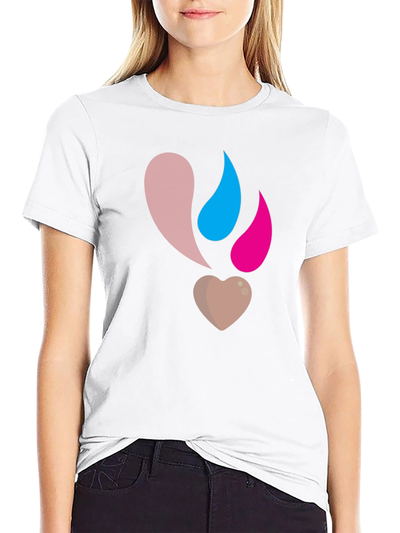 Heart Drop T-Shirt - Unique Graphic Tee