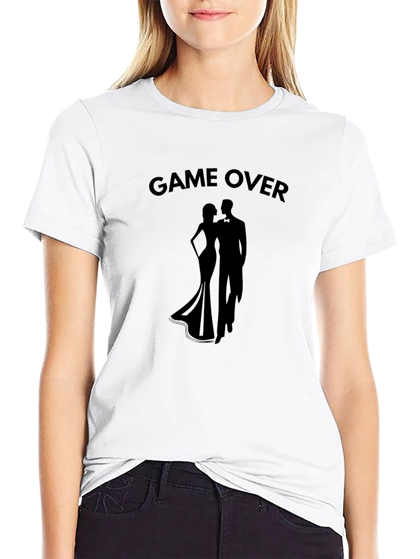 Game Over Wedding Graphic Tee