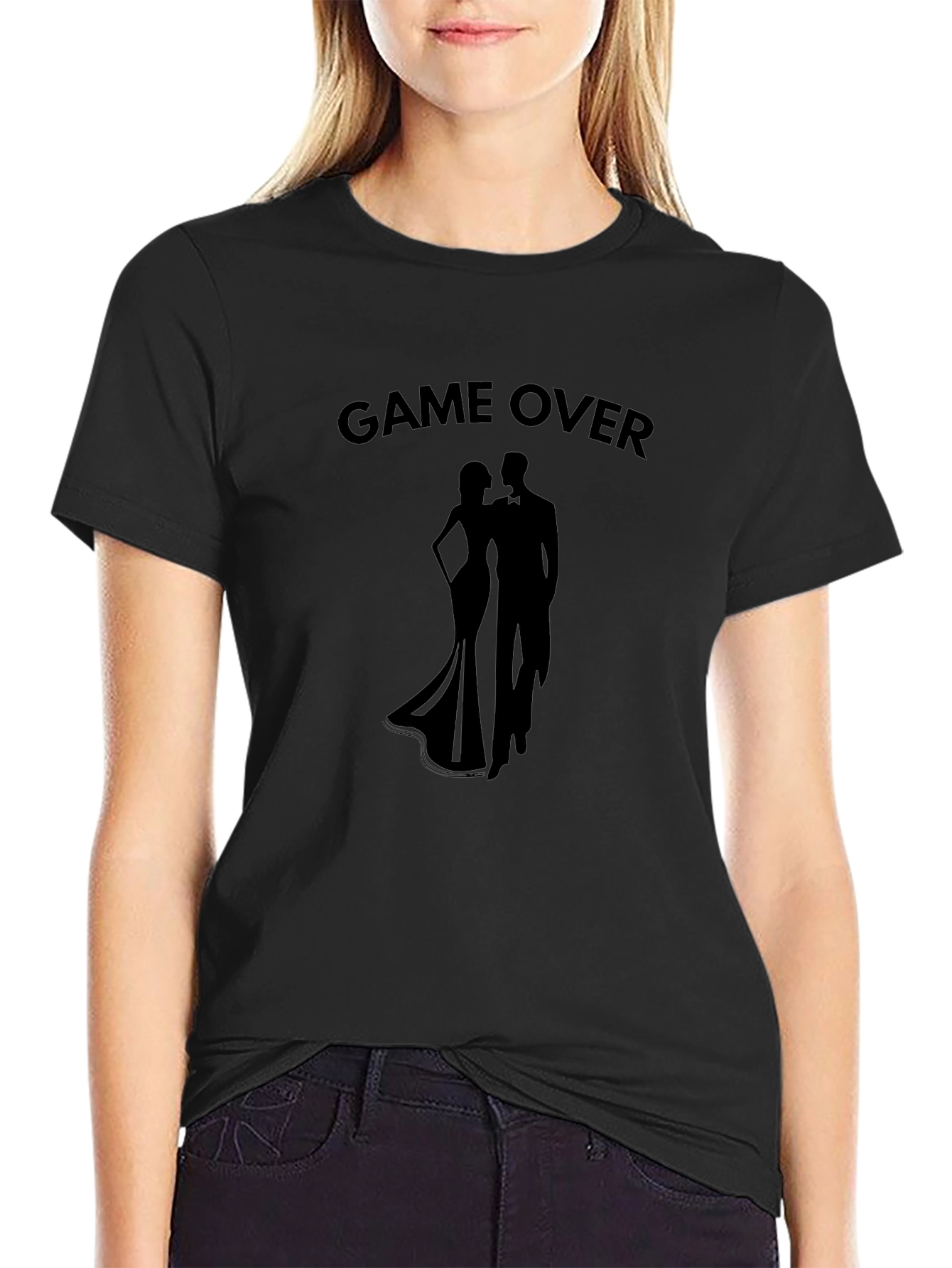 Game Over Wedding Graphic Tee