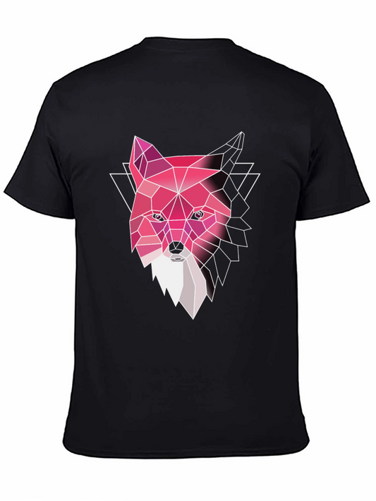 Geometric Fox T-Shirt - Modern Graphic Tee