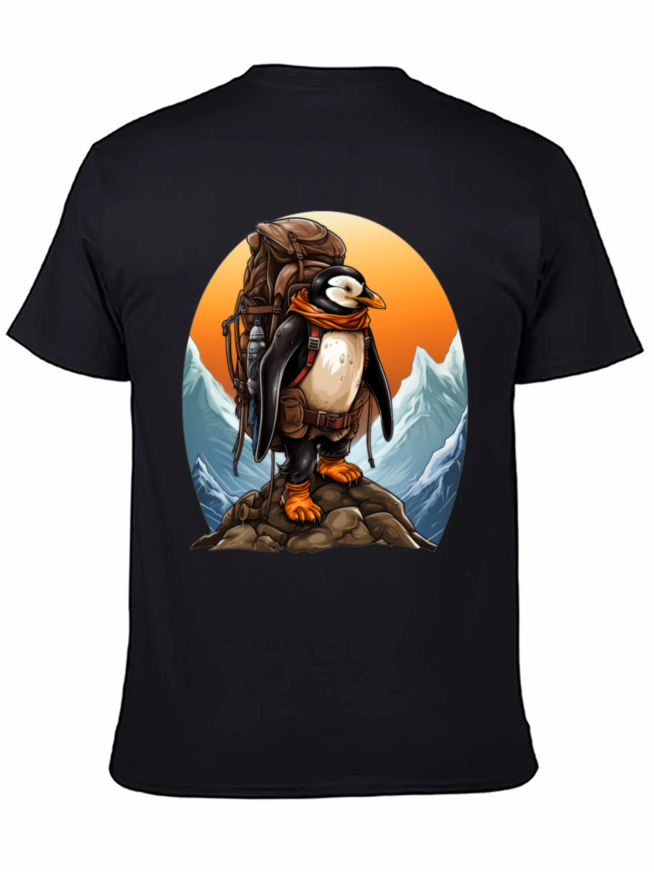Penguin Hiker Graphic Tee - Adventure Ready