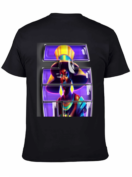 Graphic Tee - Egyptian Queen in 3D