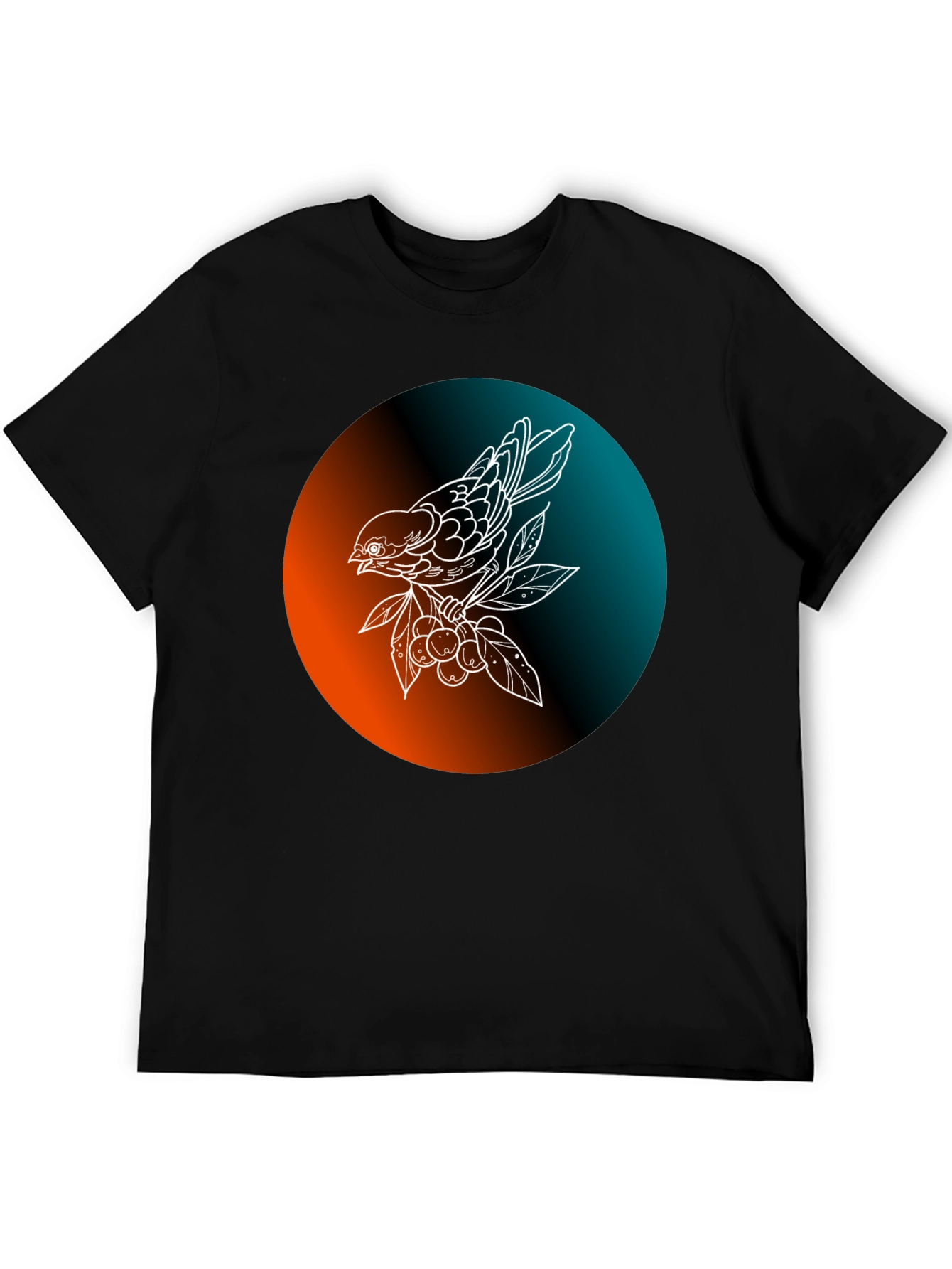 Bird on Branch Graphic Tee - Stylish & Unique