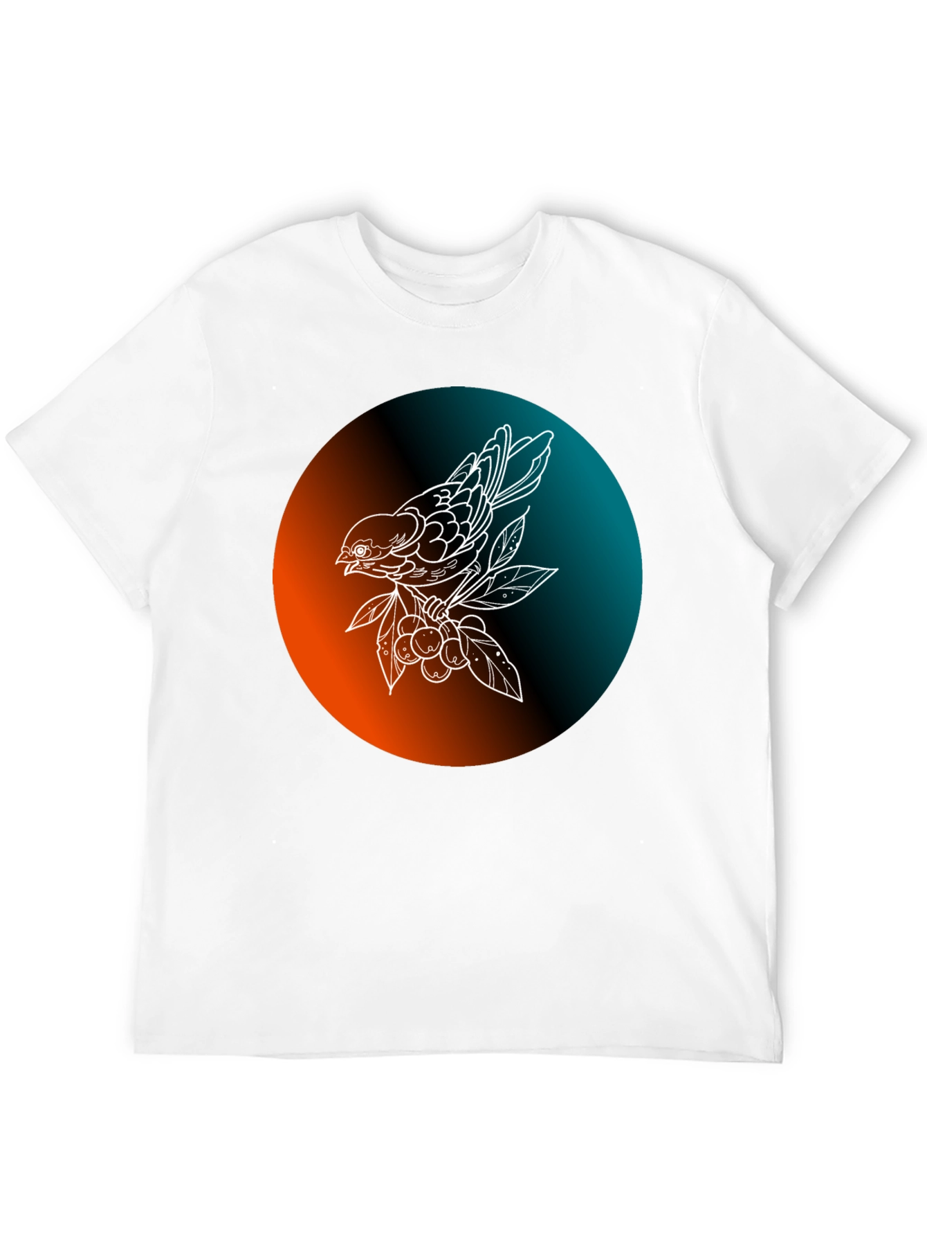 Bird on Branch Graphic Tee - Stylish & Unique