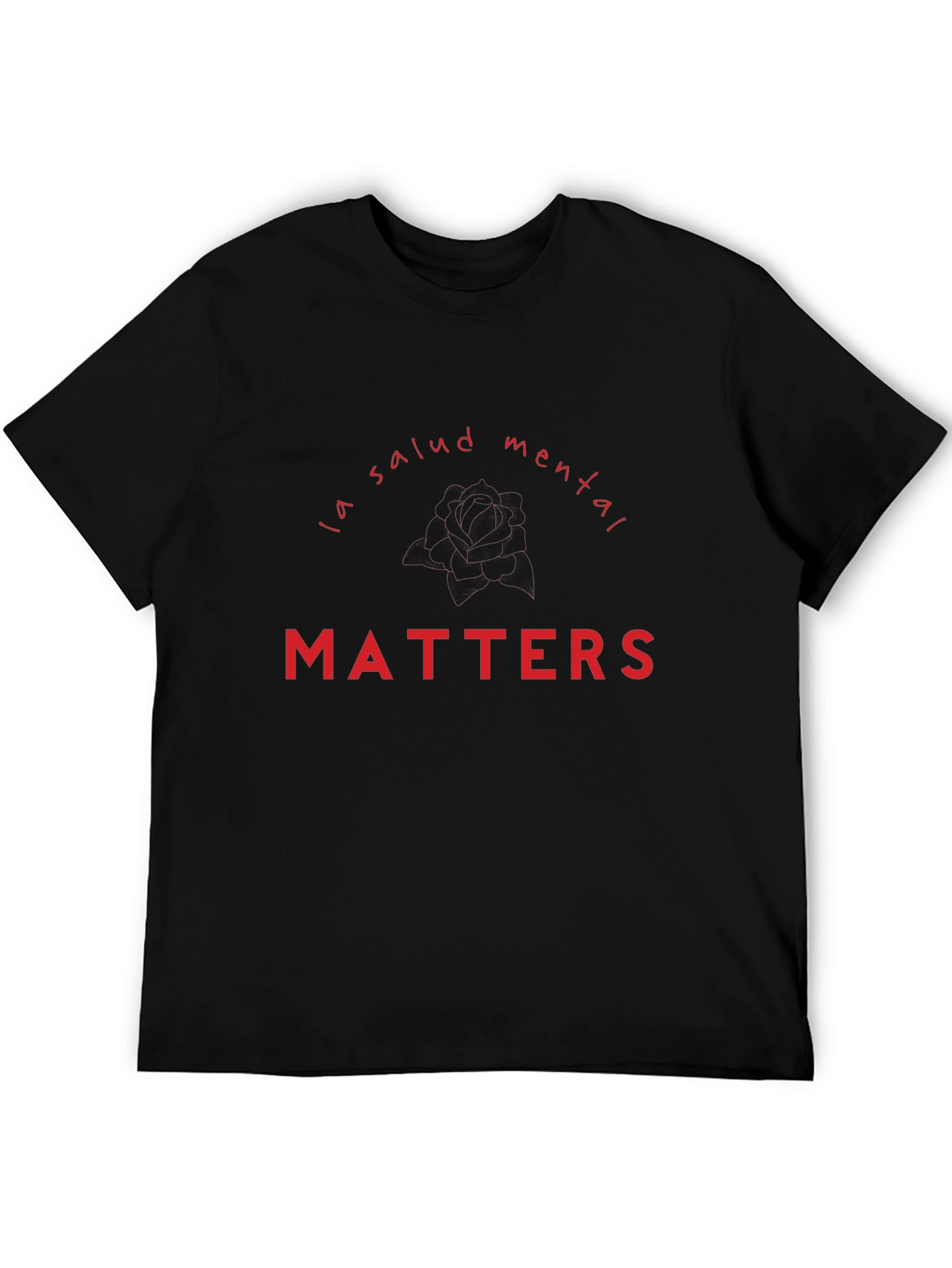 Mental Health Matters Tee - Black Short Sleeve