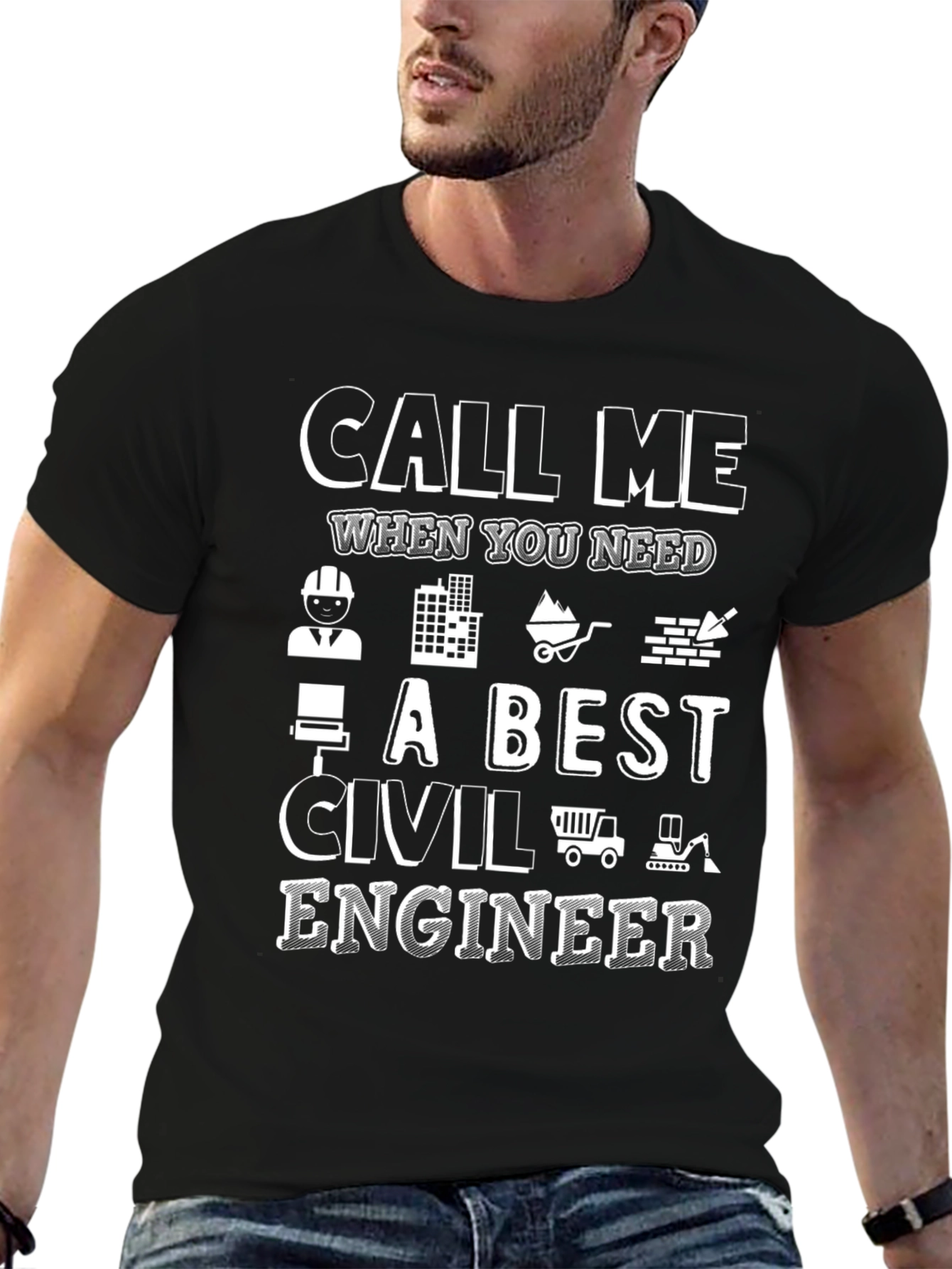 Civil Engineer T-Shirt - Call Me Graphic Tee