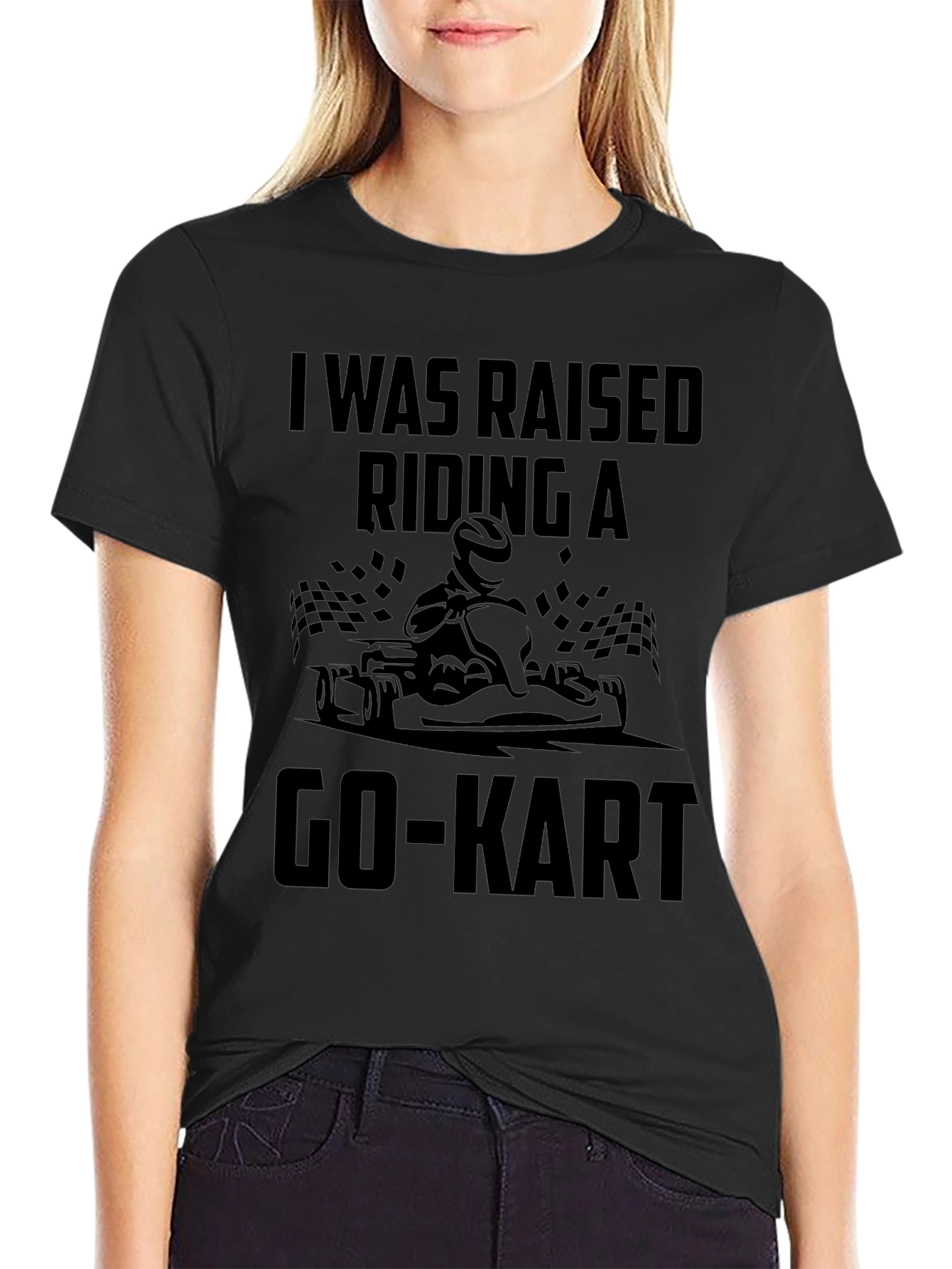 Go-Kart Racer T-Shirt - Black