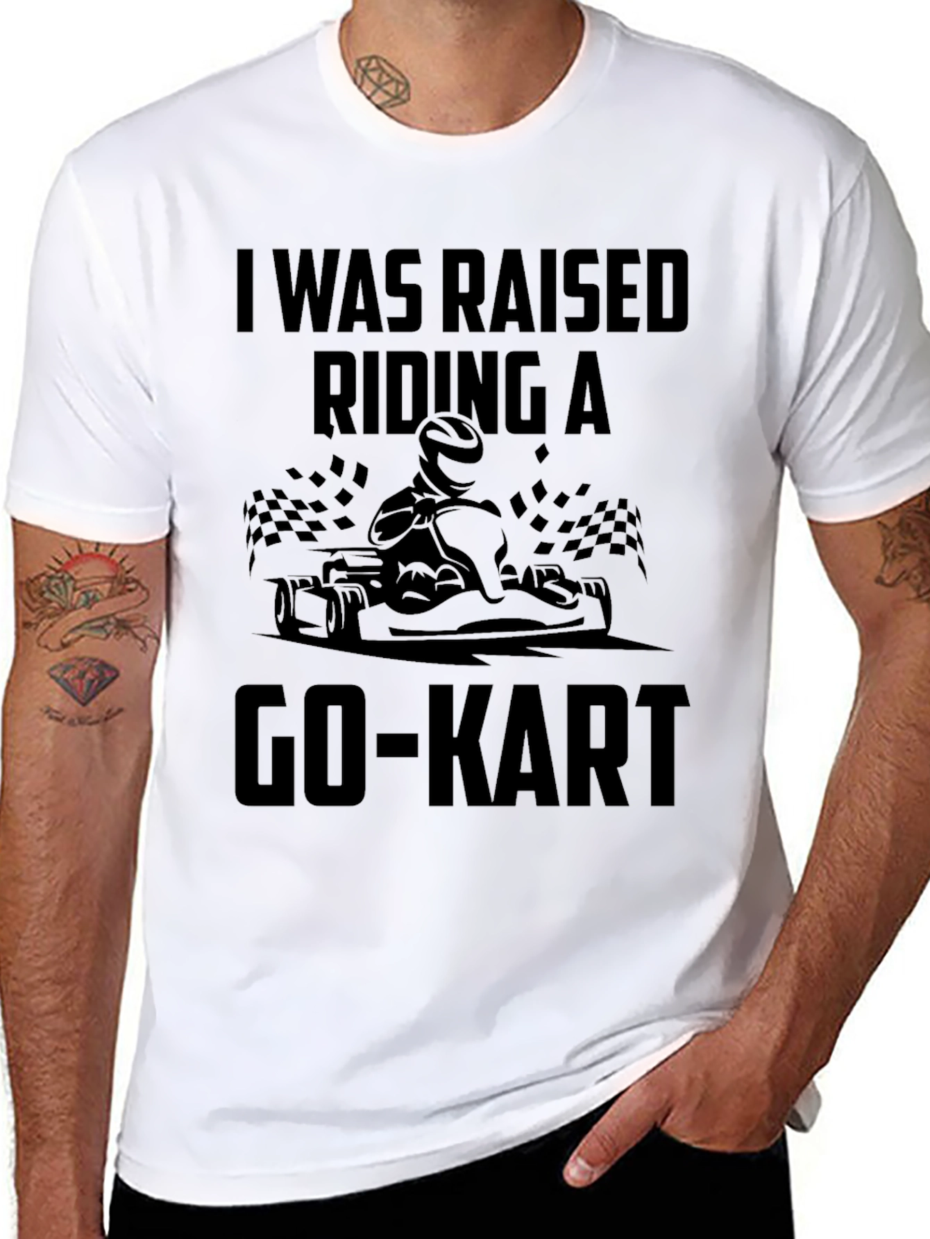 Go-Kart Racer T-Shirt - Black