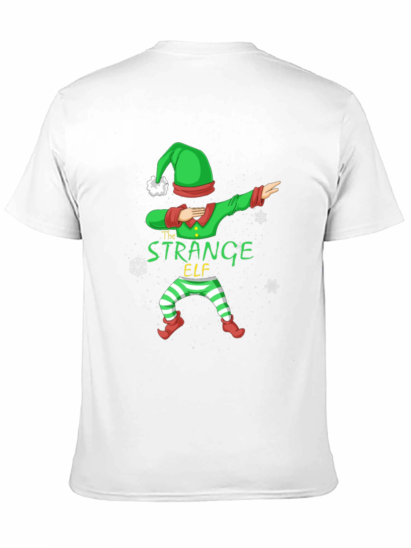 Strange Elf Dabbing Christmas T-Shirt
