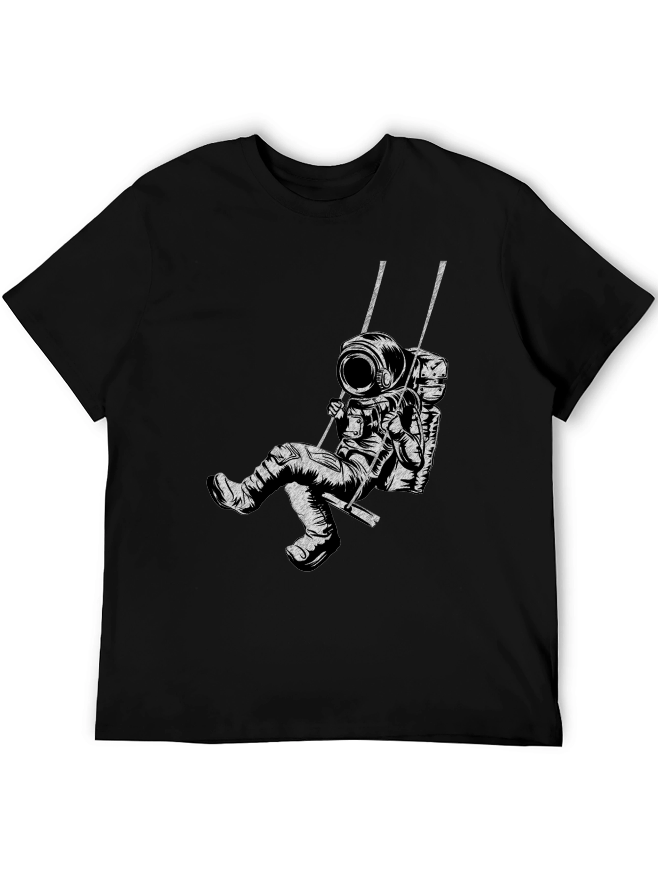 Astronaut on Swing Graphic T-Shirt - Unisex