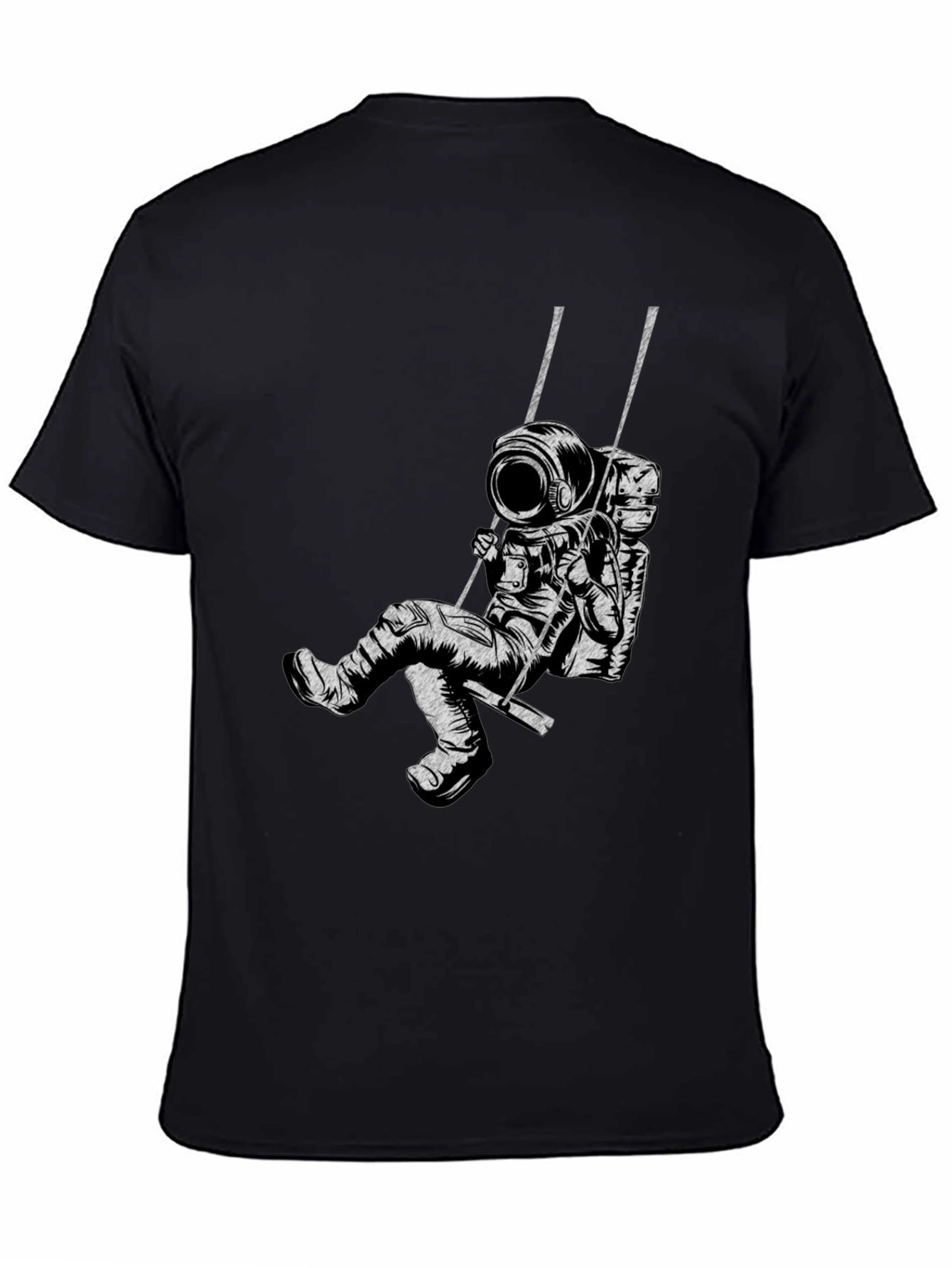 Astronaut on Swing Graphic T-Shirt - Unisex