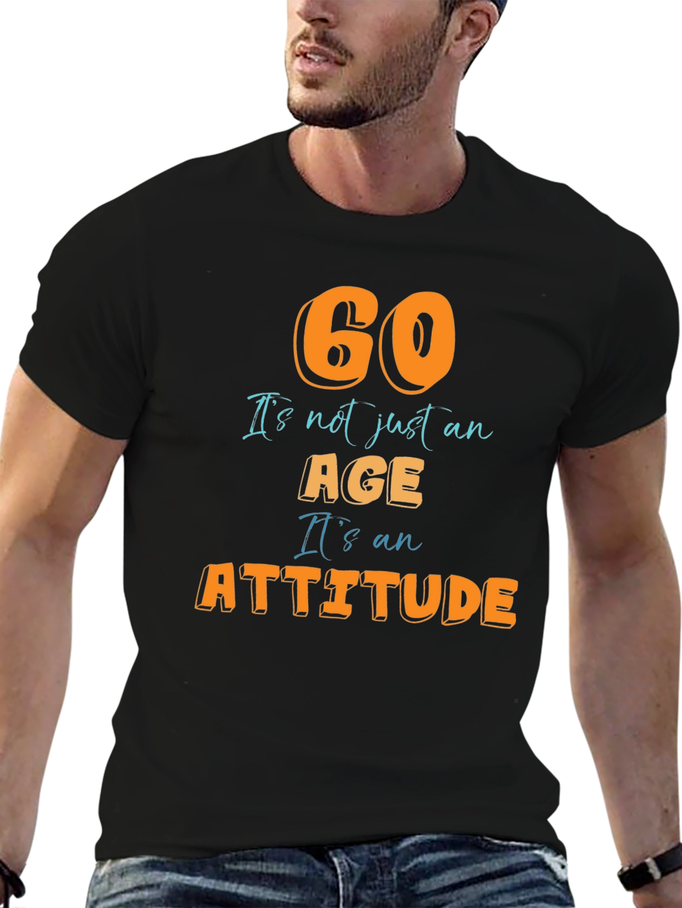 60th Birthday Attitude T-Shirt - Fun Gift