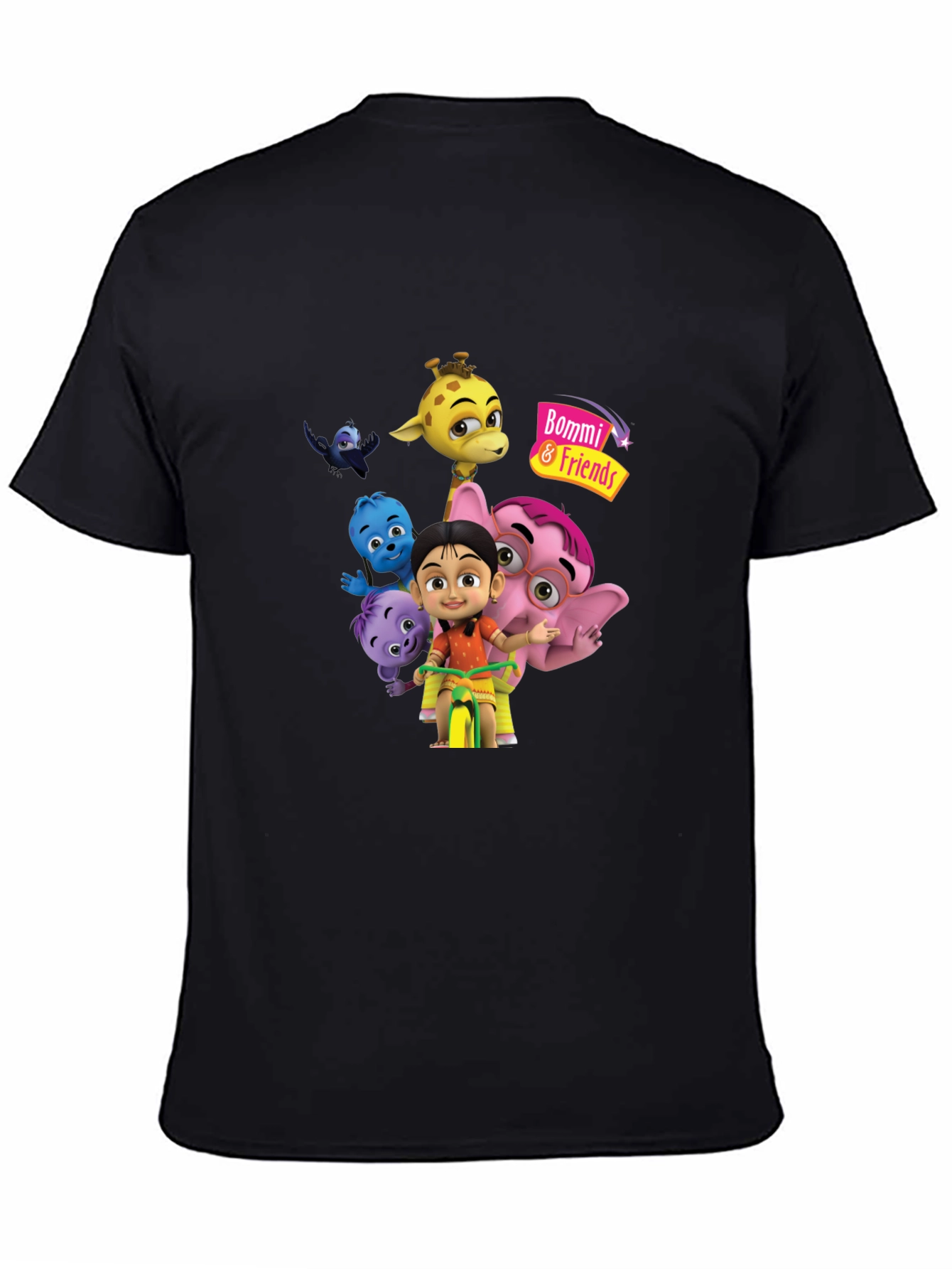 Bommi & Friends Black Graphic Tee
