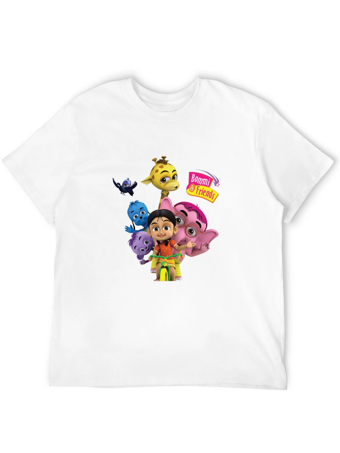 Bommi & Friends Black Graphic Tee