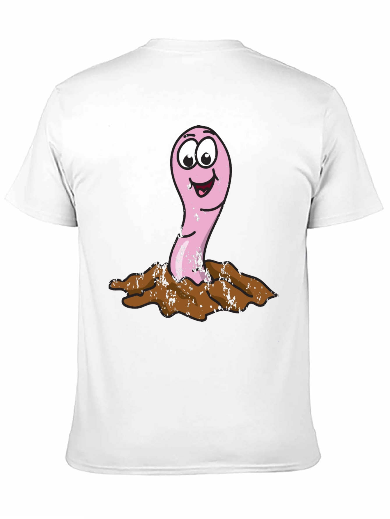 Funny Worm T-Shirt - Cartoon Earthworm Tee