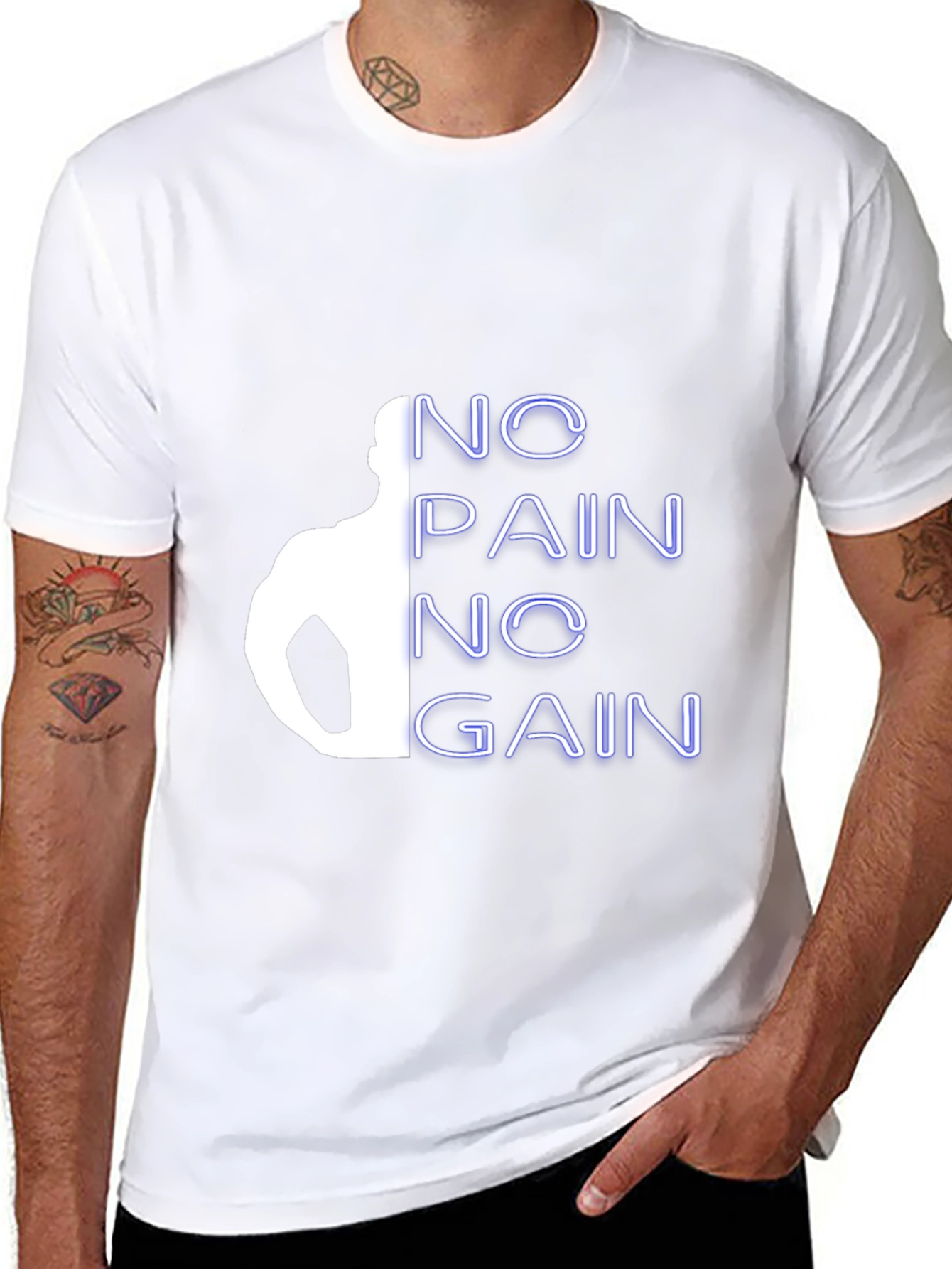 No Pain No Gain Graphic T-Shirt