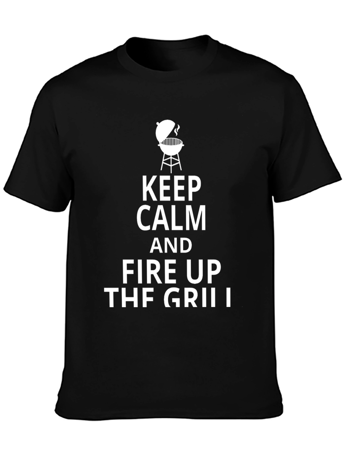 Keep Calm Grill T-Shirt - BBQ Humor Tee