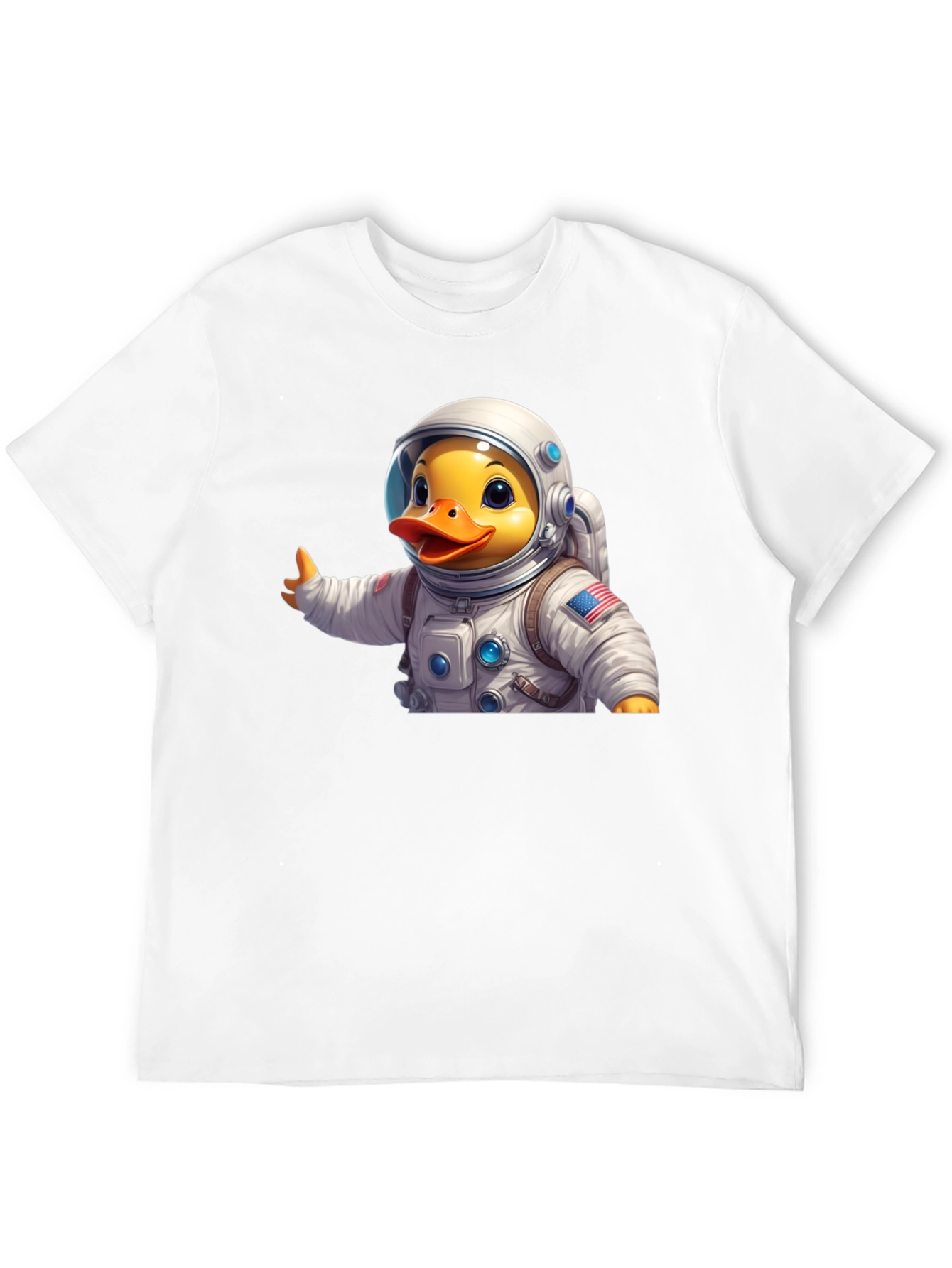 Astronaut Duck T-Shirt - Black