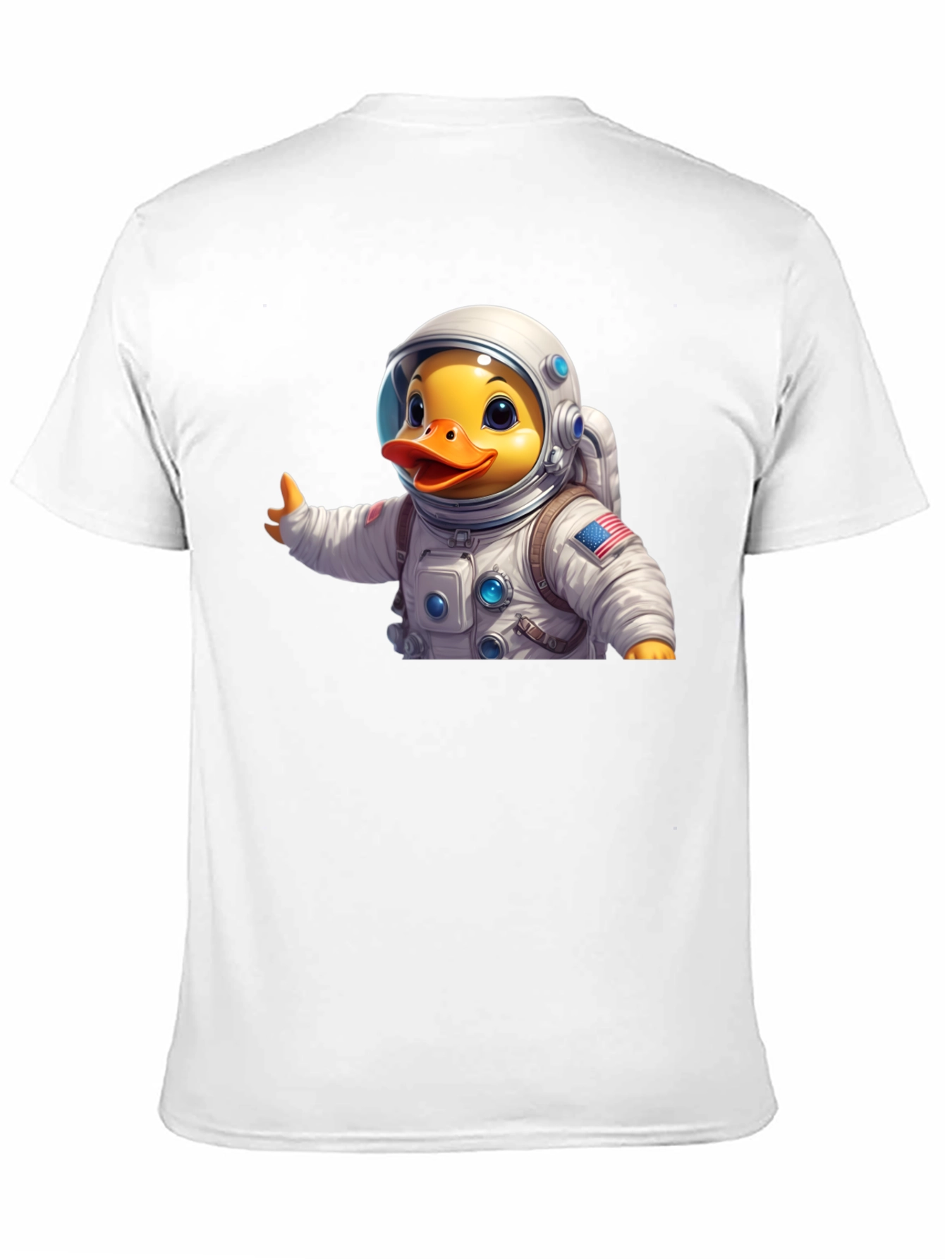 Astronaut Duck T-Shirt - Black