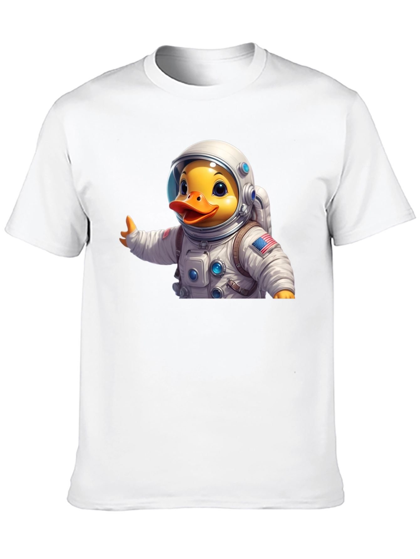 Astronaut Duck T-Shirt - Black