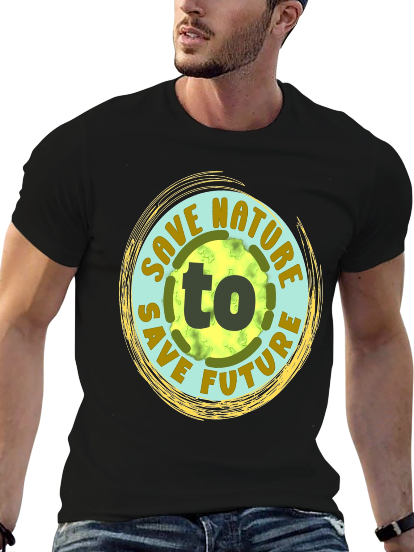 Save Nature to Save Future Graphic T-Shirt