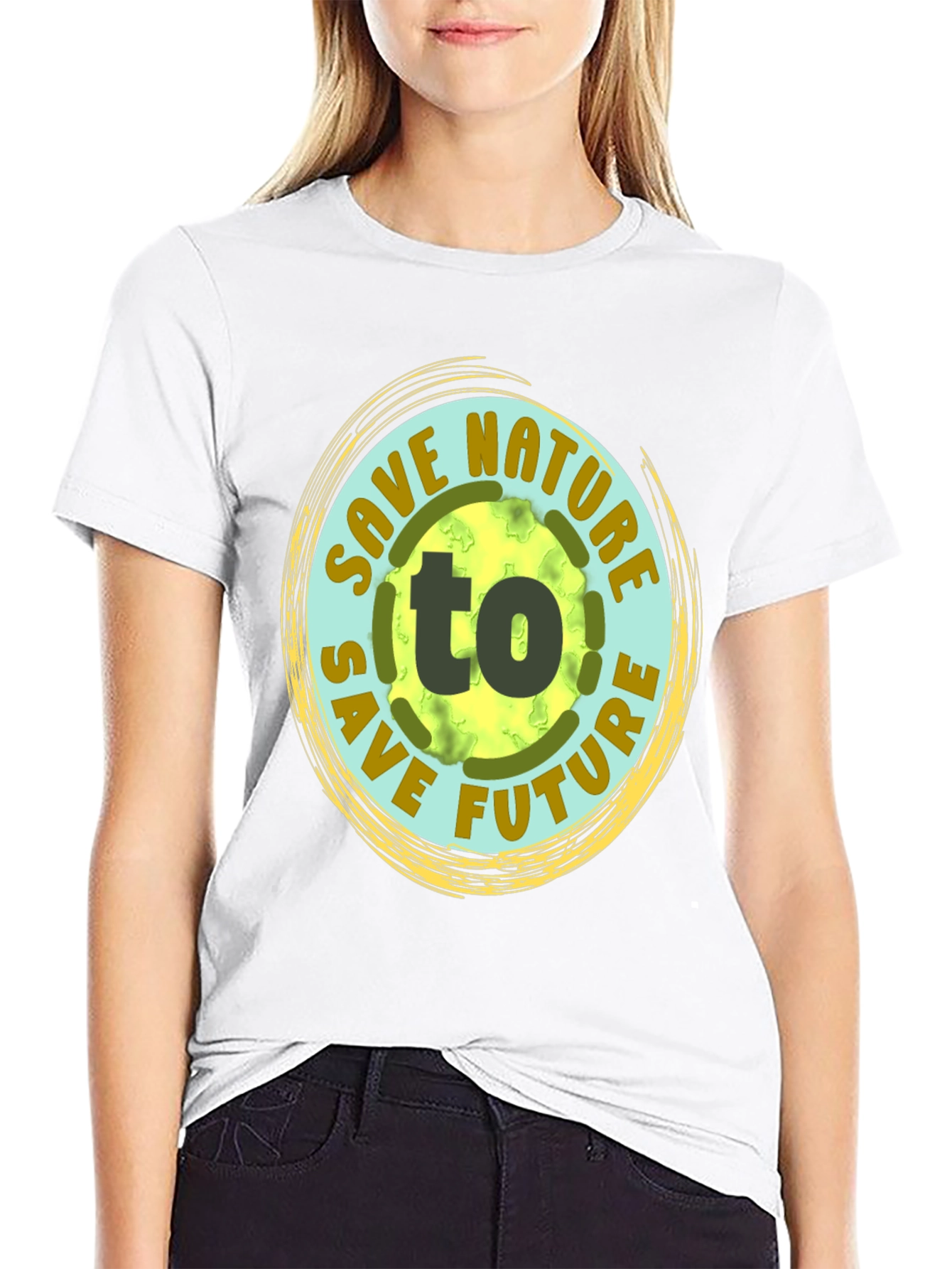 Save Nature to Save Future Graphic T-Shirt
