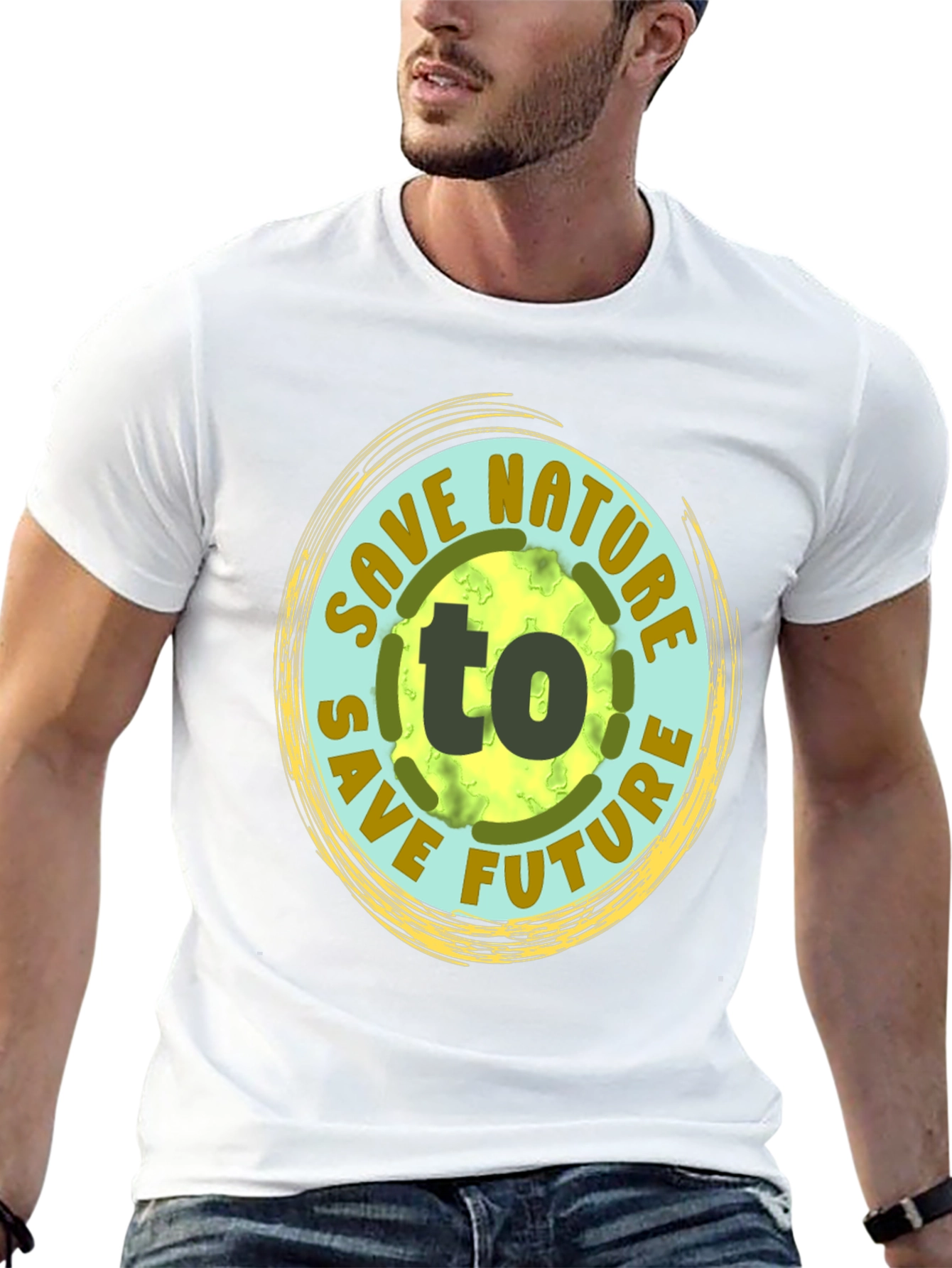 Save Nature to Save Future Graphic T-Shirt