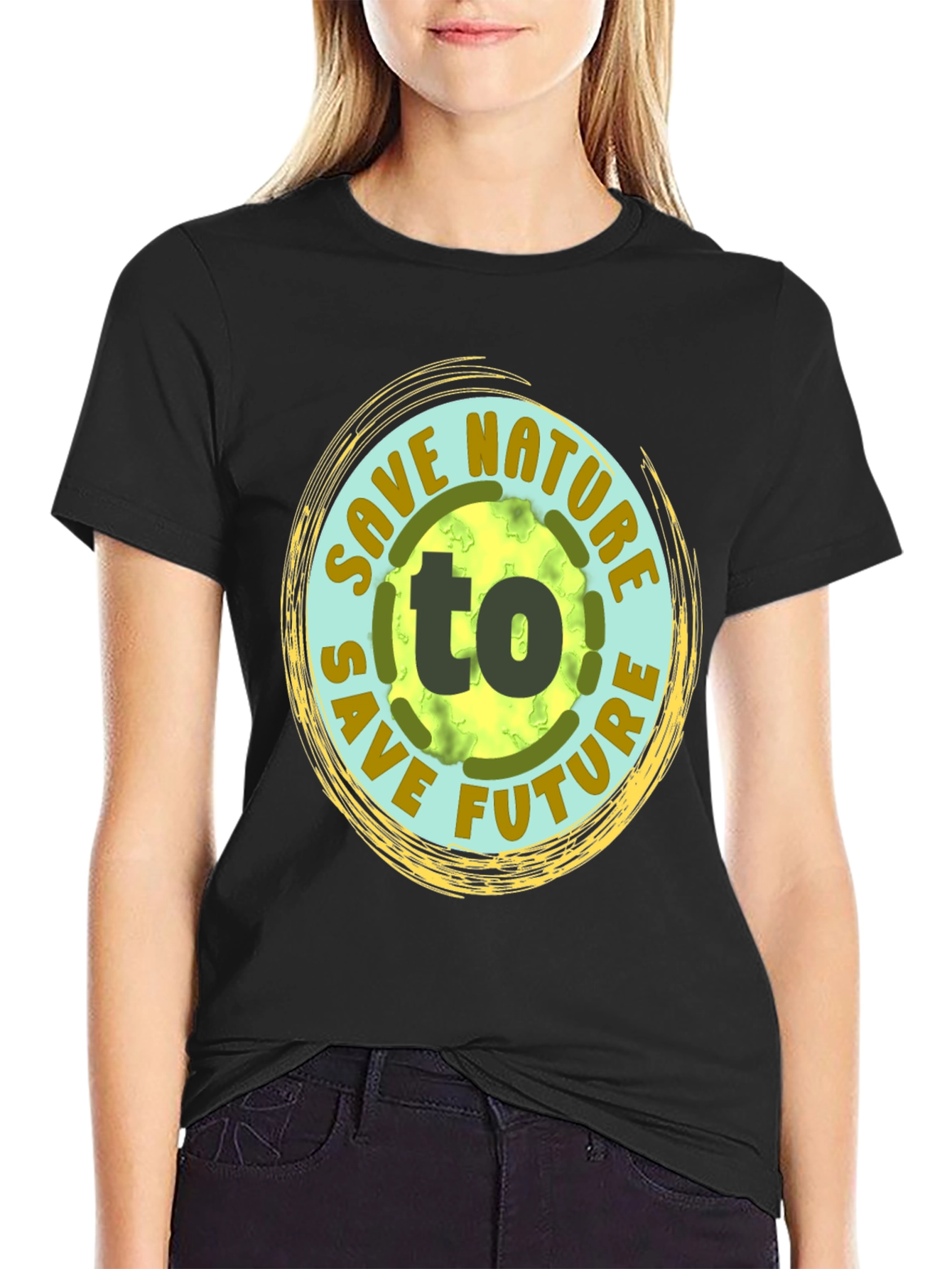 Save Nature to Save Future Graphic T-Shirt