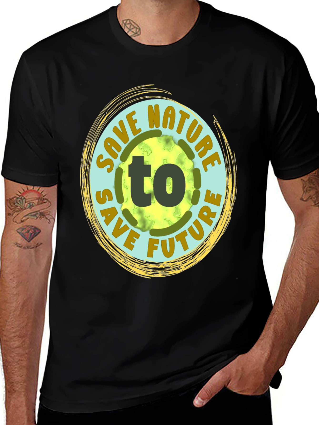 Save Nature to Save Future Graphic T-Shirt