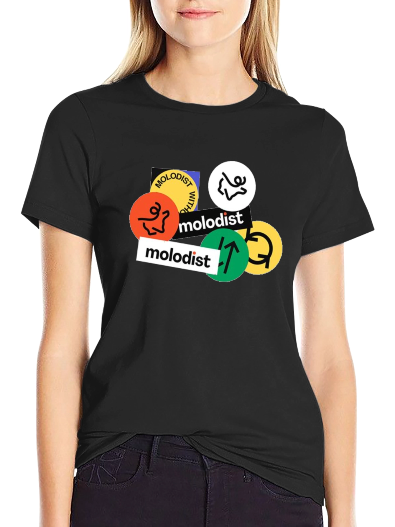 Molodist Graphic Print Black T-Shirt