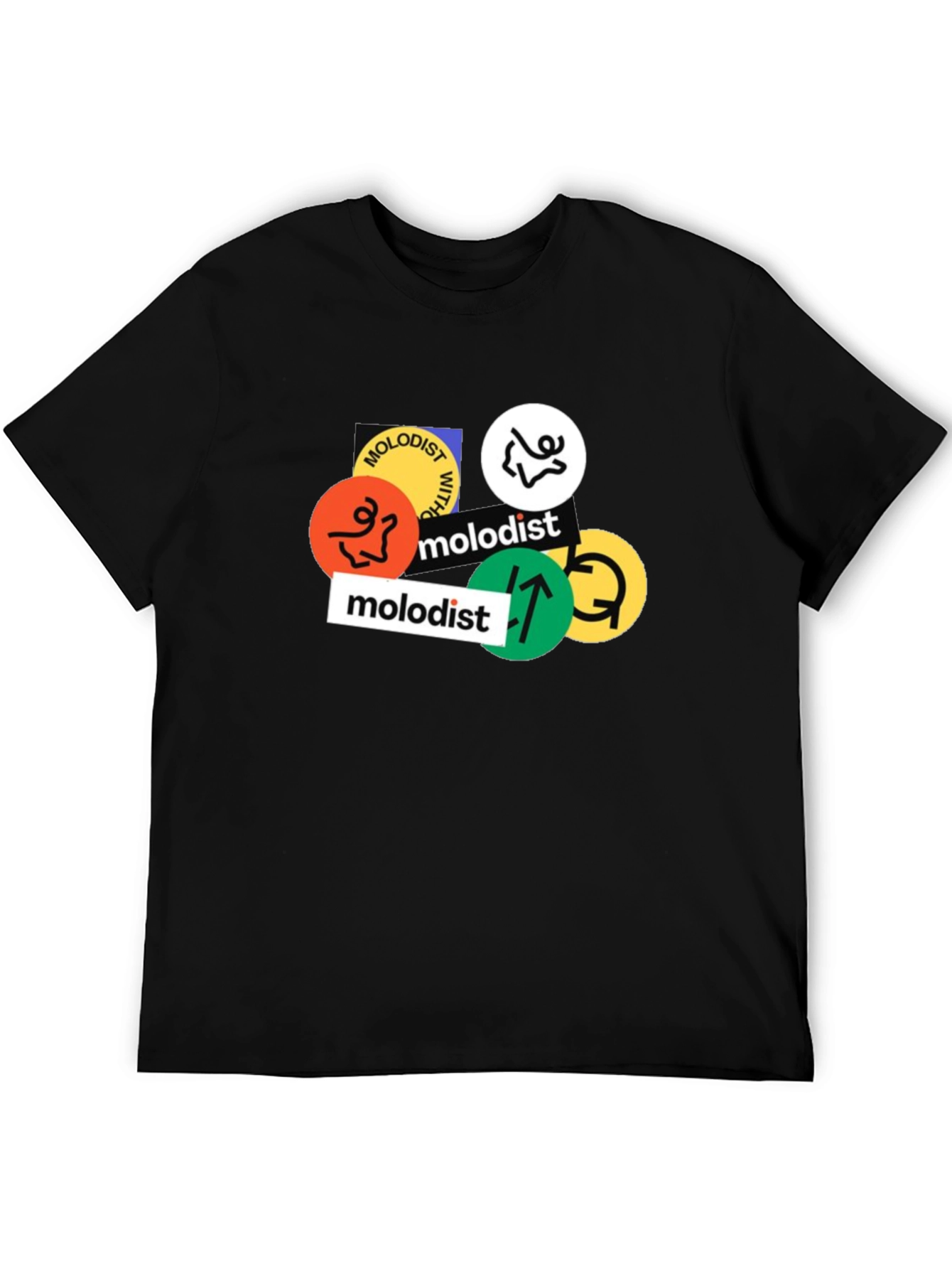 Molodist Graphic Print Black T-Shirt