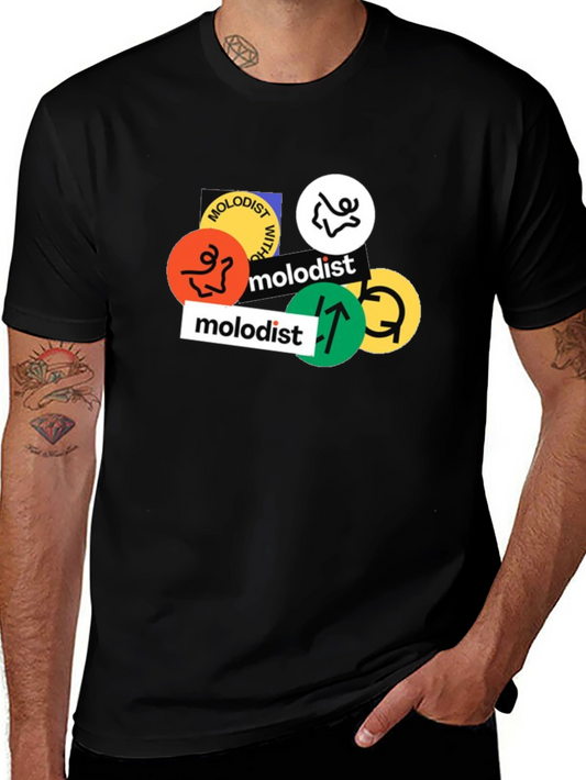 Molodist Graphic Print Black T-Shirt