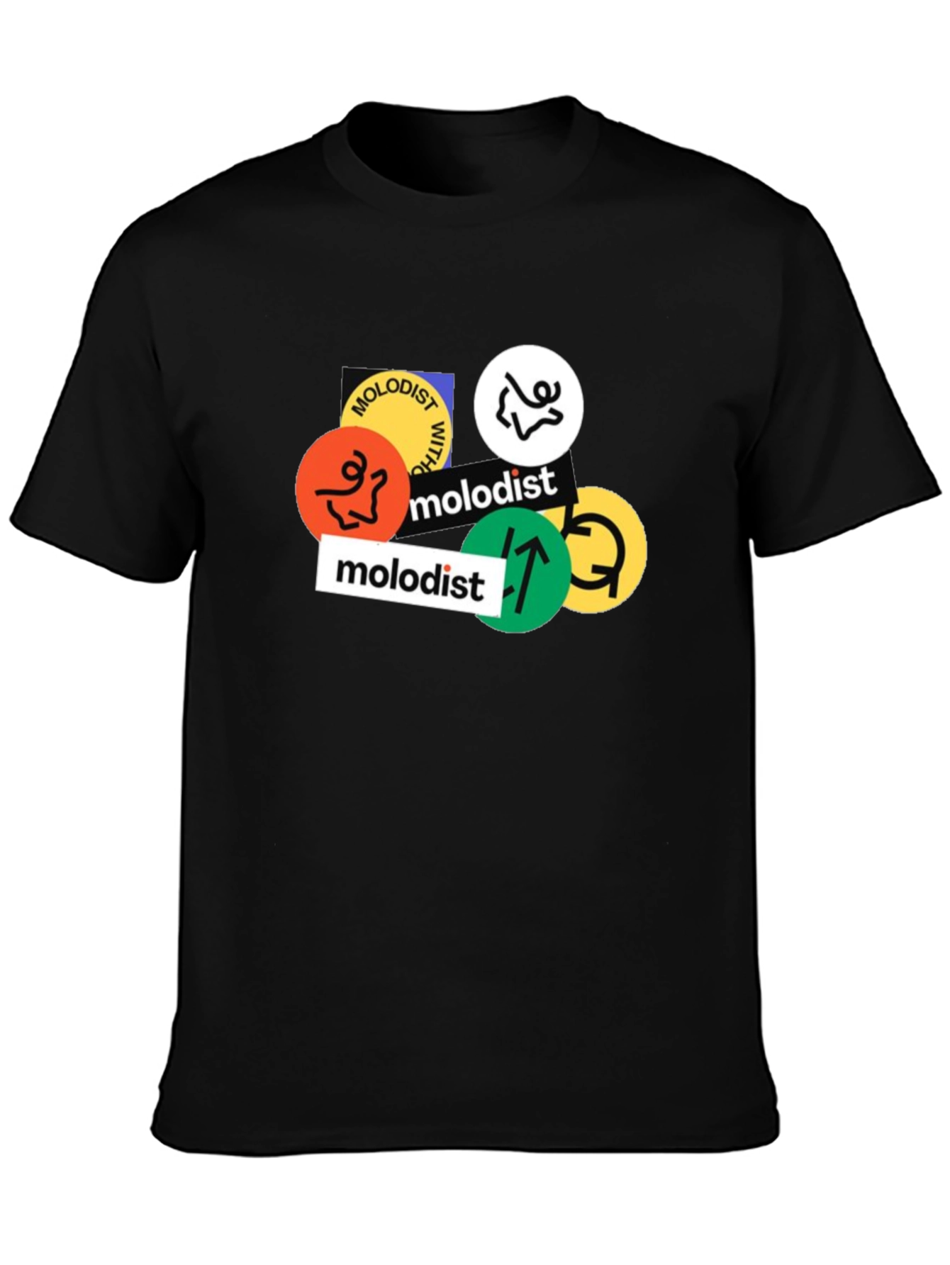 Molodist Graphic Print Black T-Shirt