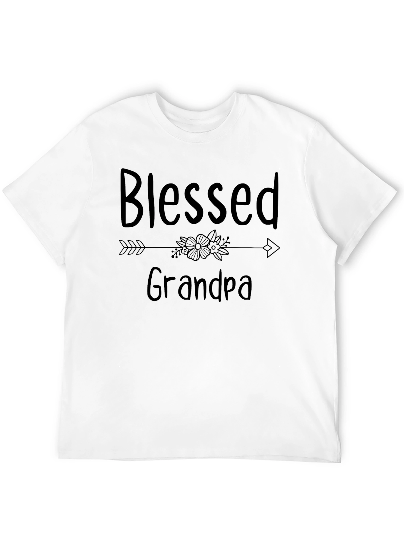 Blessed Grandpa T-Shirt - Black Tee